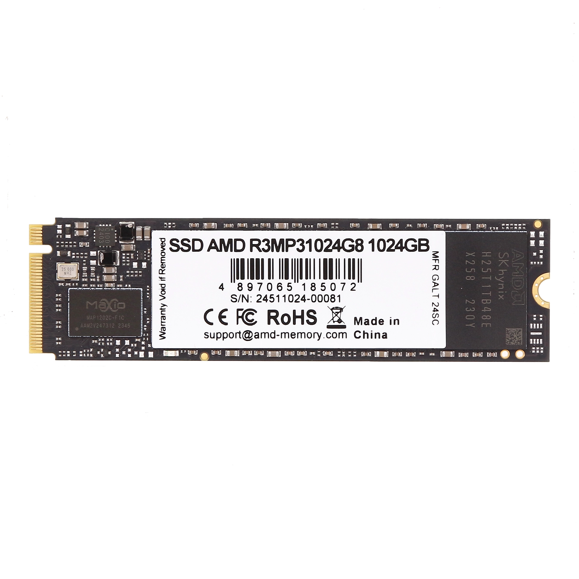 SSD накопитель 1 TB AMD Radeon R3, M.2, PCIe 3.0