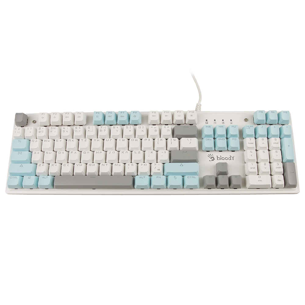 Клавиатура A4Tech Bloody S515R, Icy White, USB — фото 2