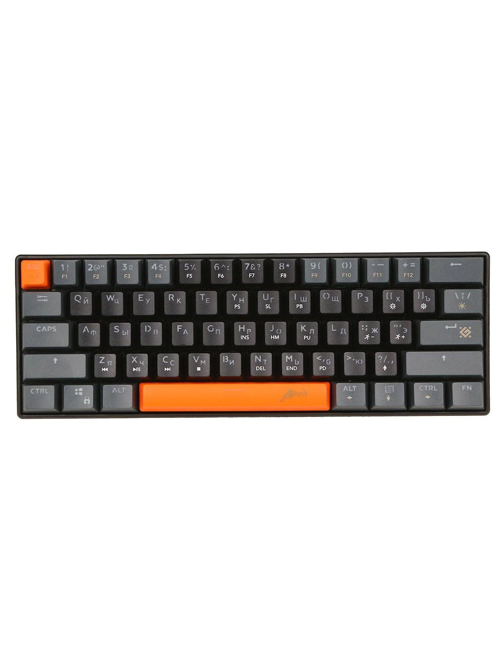 Клавиатура Defender Apex GK-002, OUTEMU Red, Black, USB — фото 2