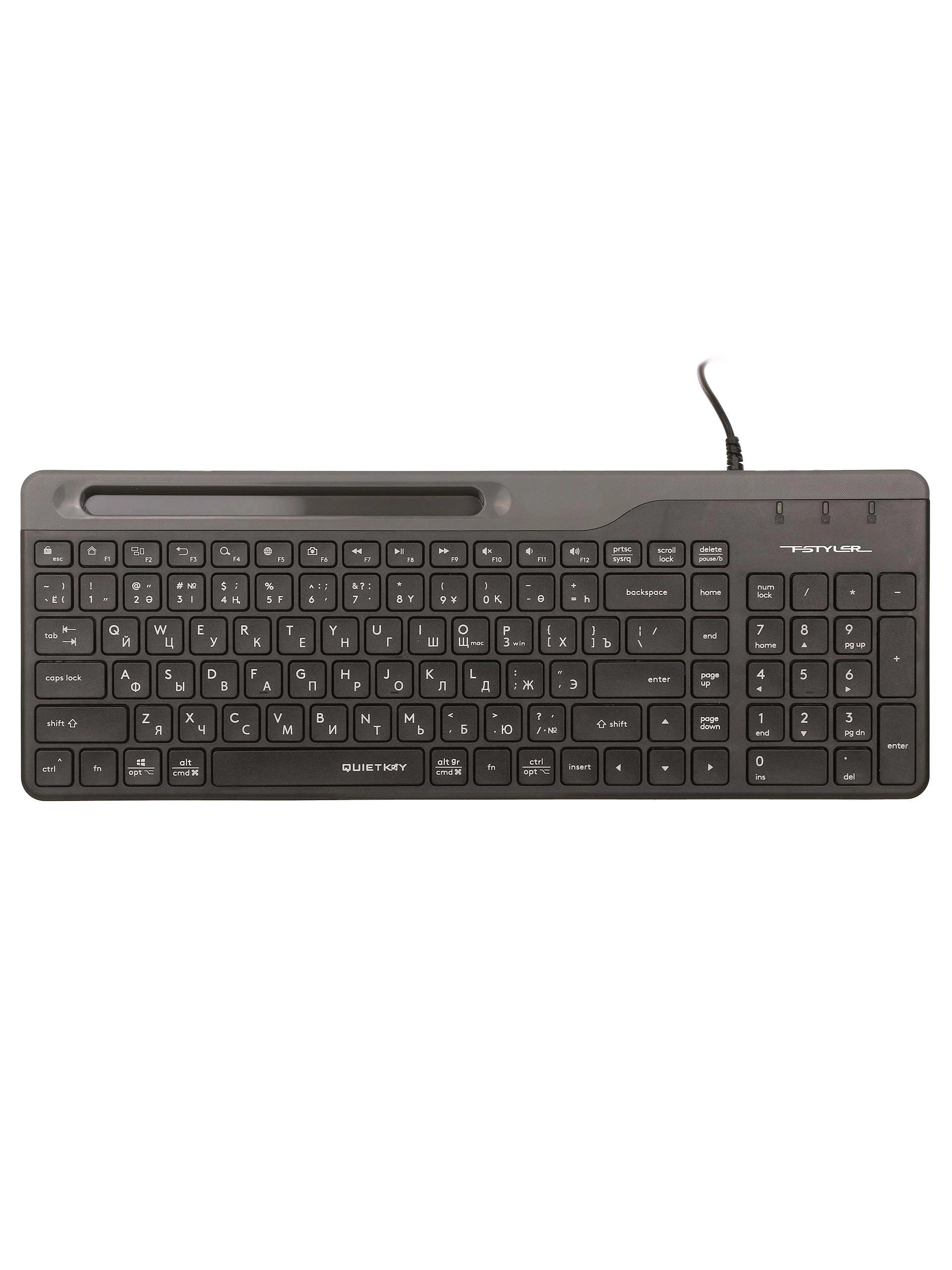 Клавиатура A4Tech Fstyler FK25, Black, USB — фото 2