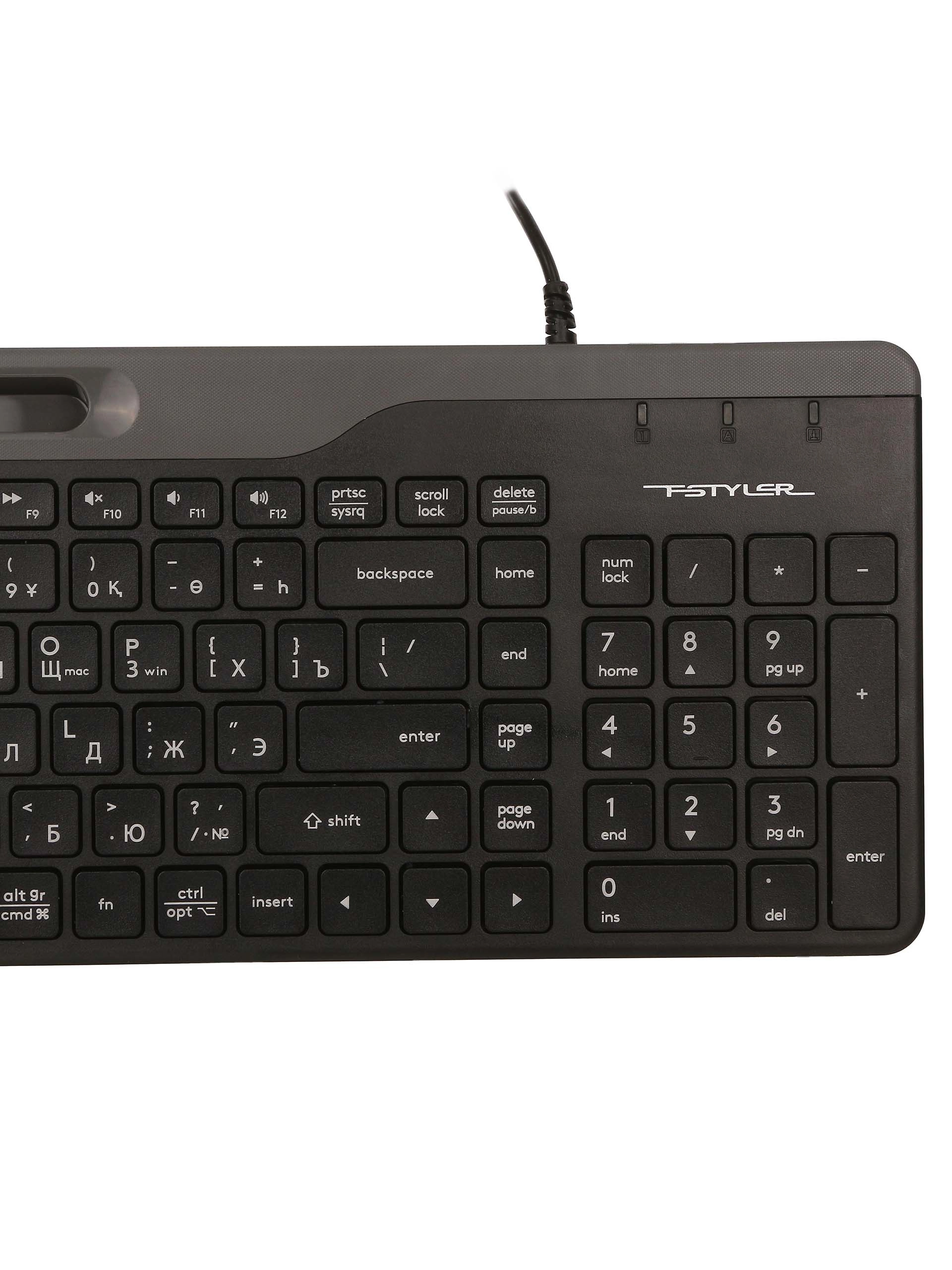 Клавиатура A4Tech Fstyler FK25, Black, USB — фото 4
