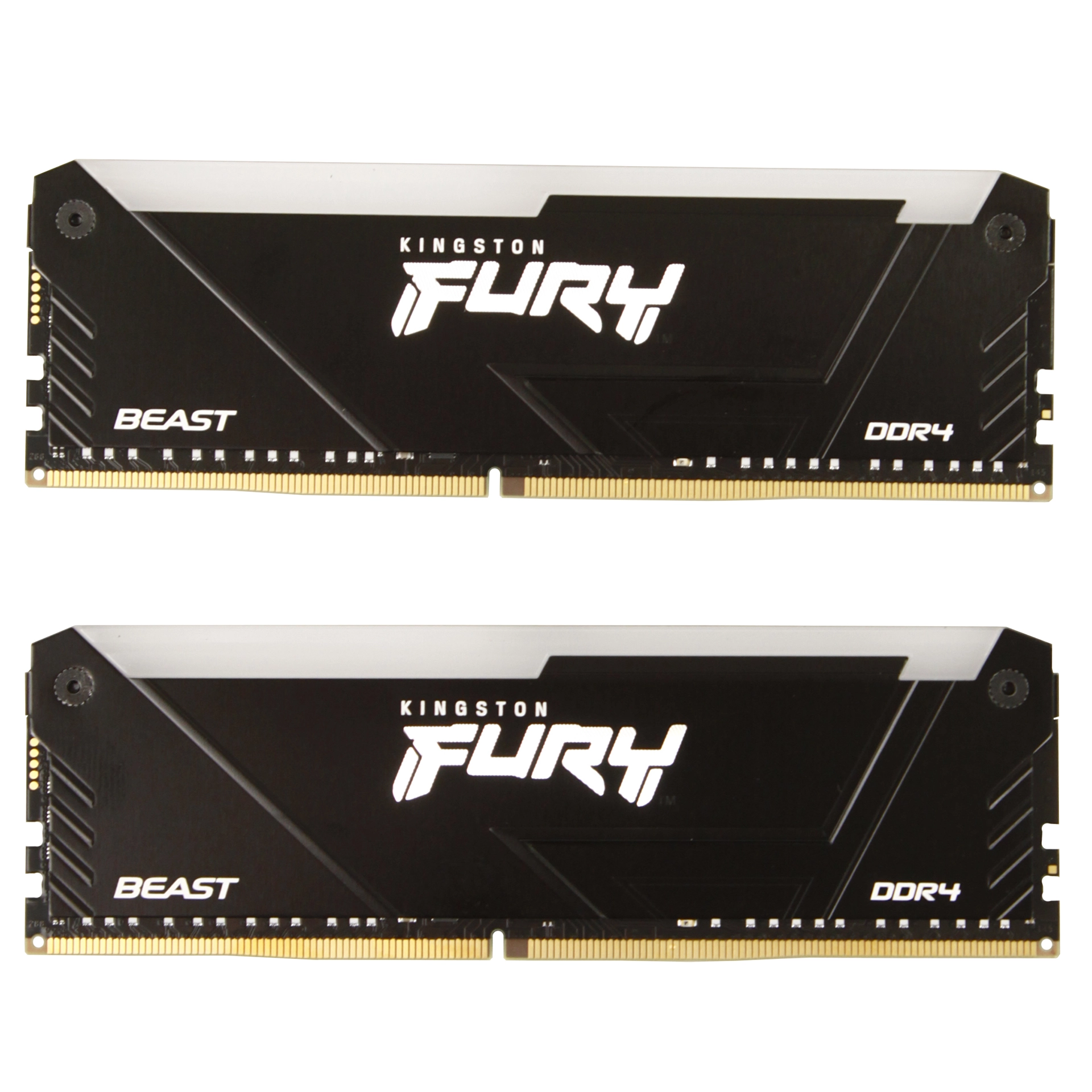 DDR-4 DIMM 32 GB 3200 MHz Kingston Fury Beast RGB, 2x 16 GB Kit, BOX (KF432C16BB12AK2/32) — фото 2