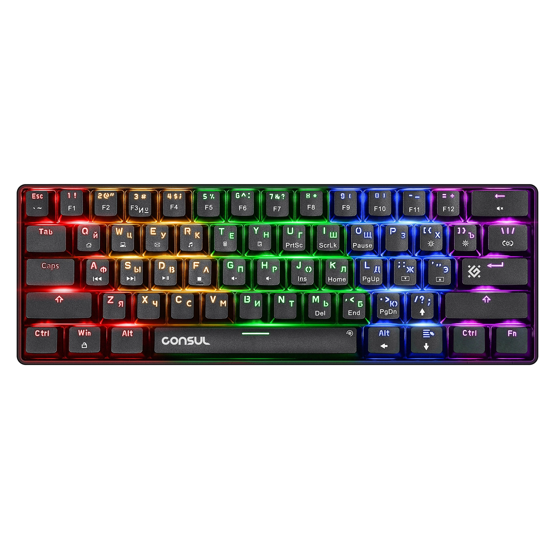 Клавиатура Defender Consul GK-220, Black, USB — фото 2