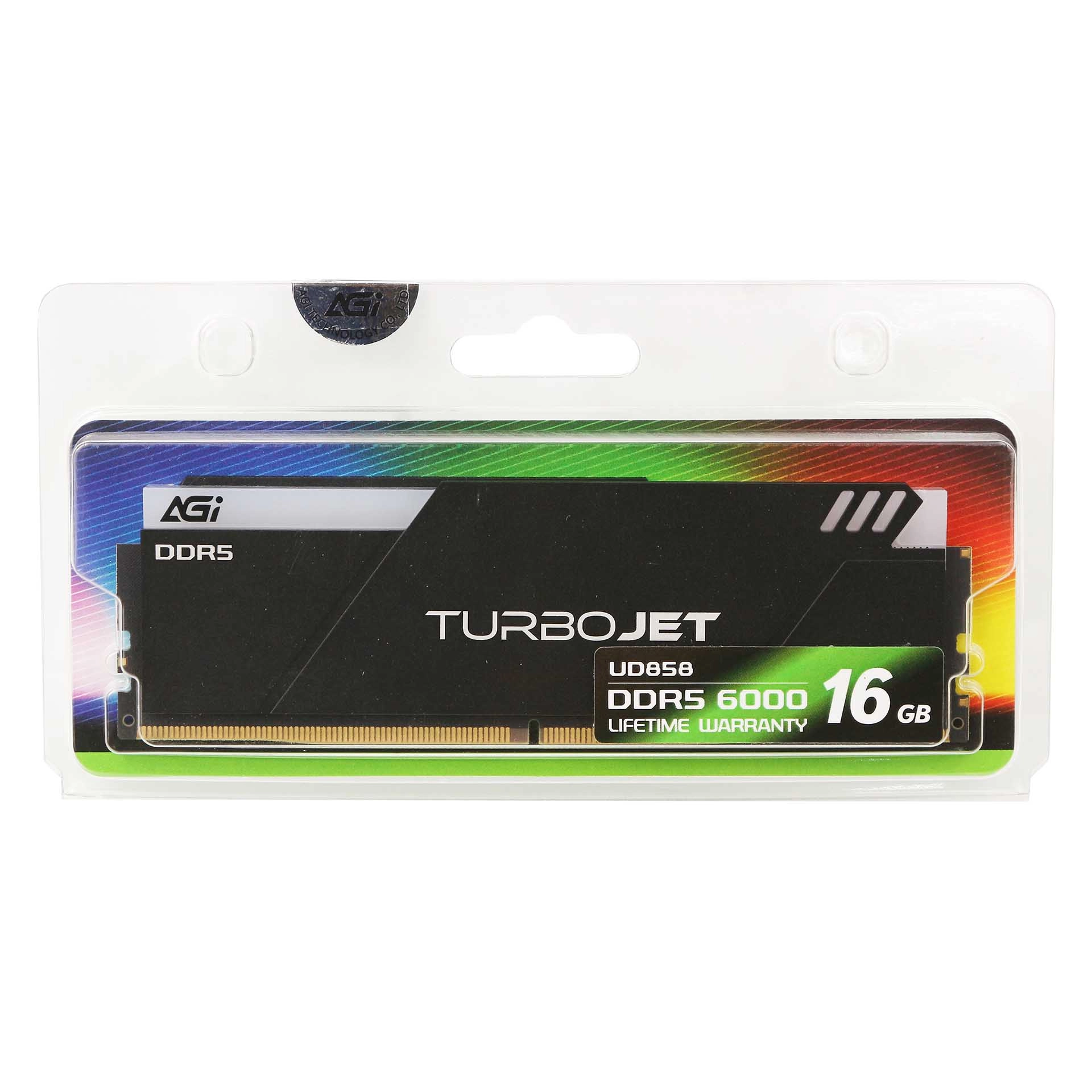 DDR-5 DIMM 16 GB 6000 MHz AGI Turbojet RGB, BOX (AGI6APC16UD858-SR) — фото 3