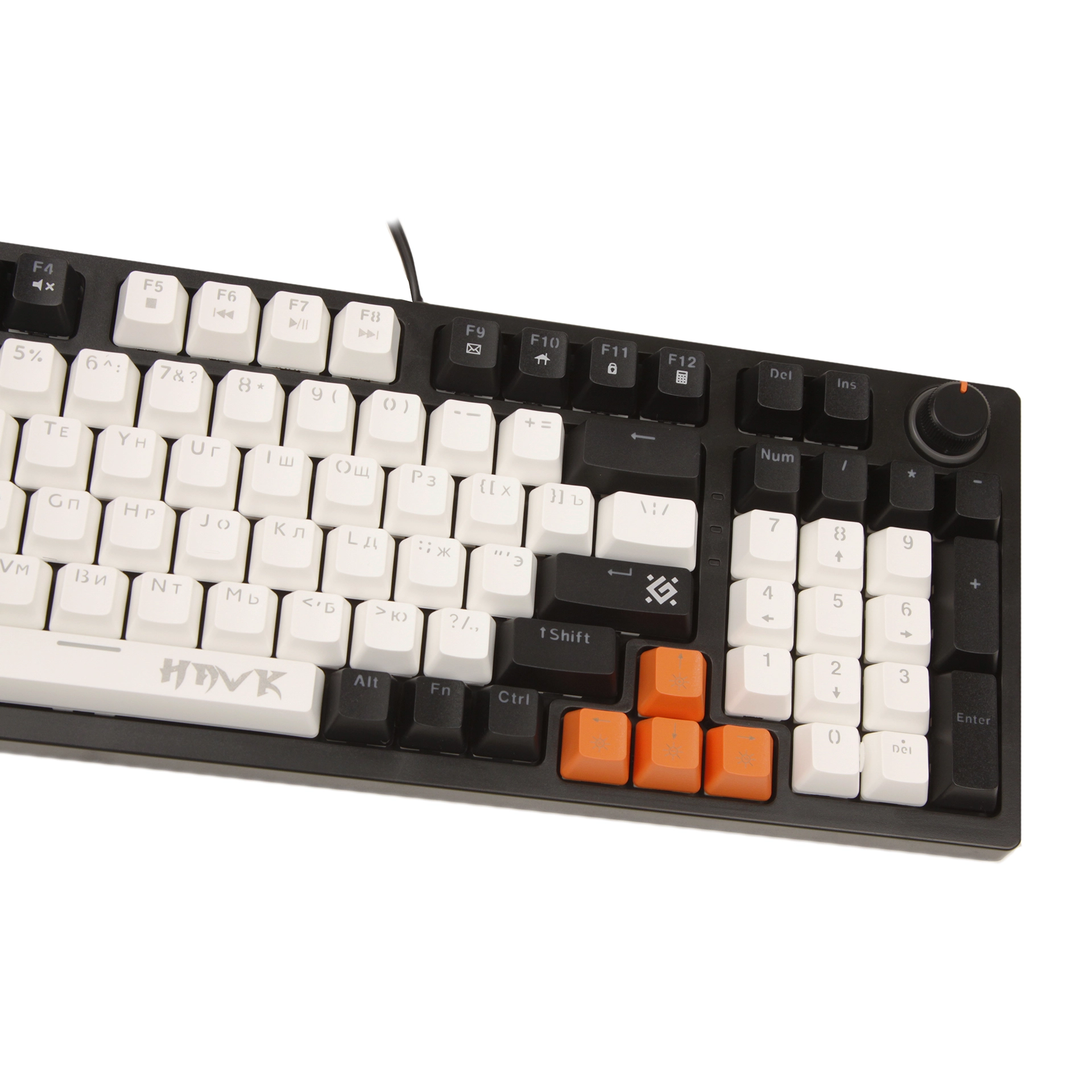 Клавиатура Defender Hawk GK-418, Black, USB, OUTEMU Red — фото 3
