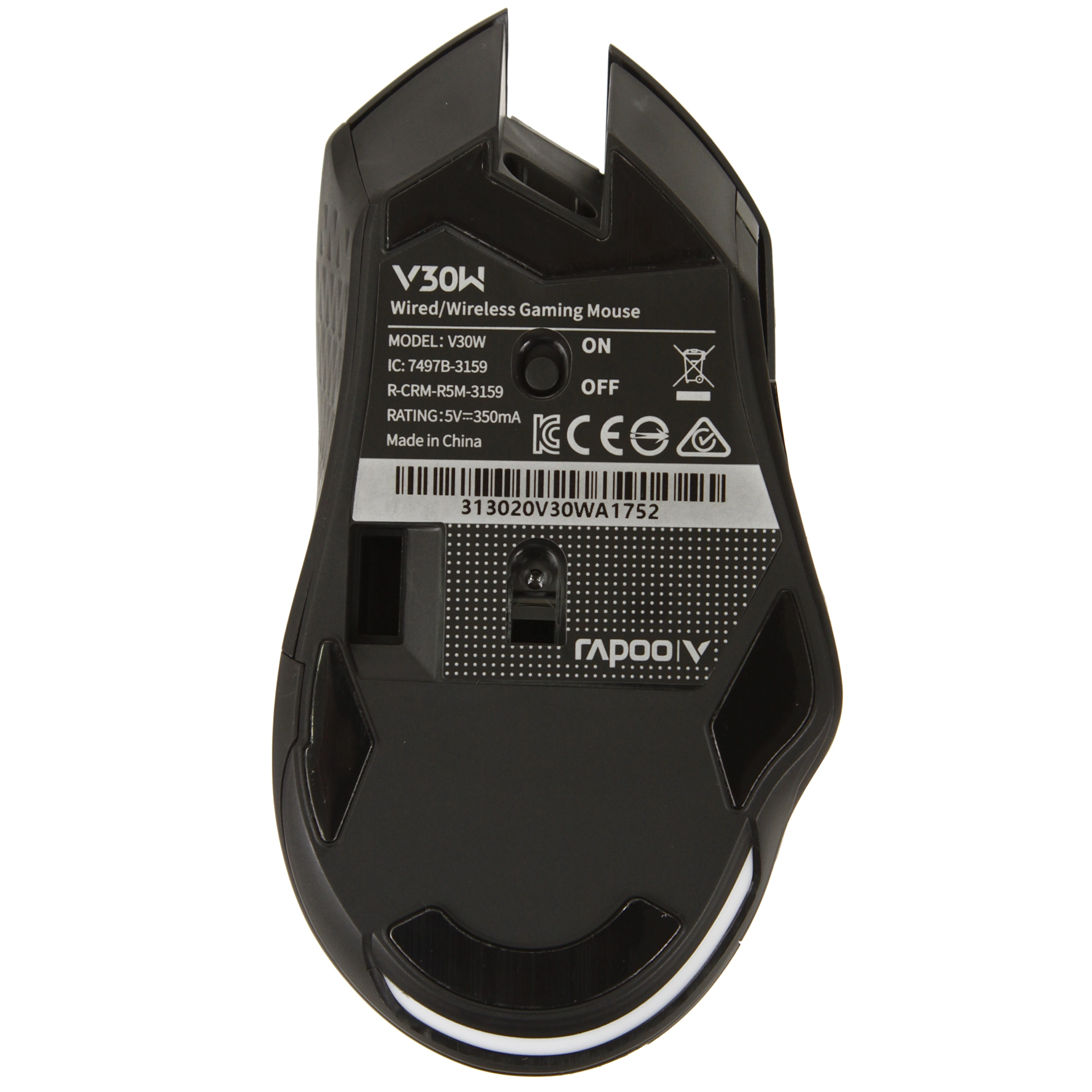 Мышь Rapoo V30W, Black, USB — фото 5