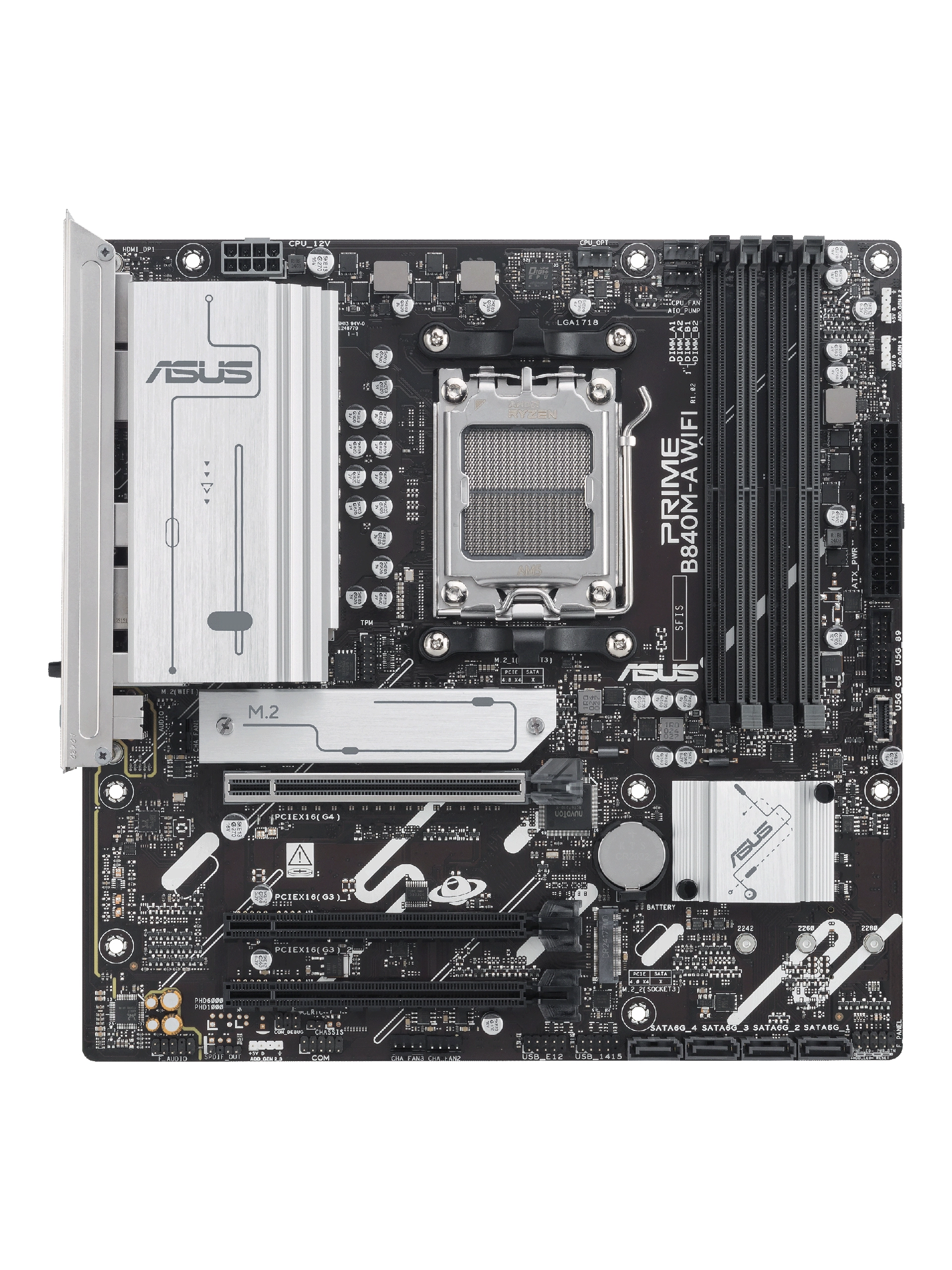 Материнская плата ASUS Prime B840M-A WIFI, AM5