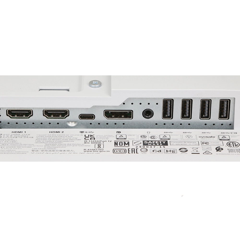 Монитор 27" Lenovo L27h-4A, Cloud Grey — фото 5