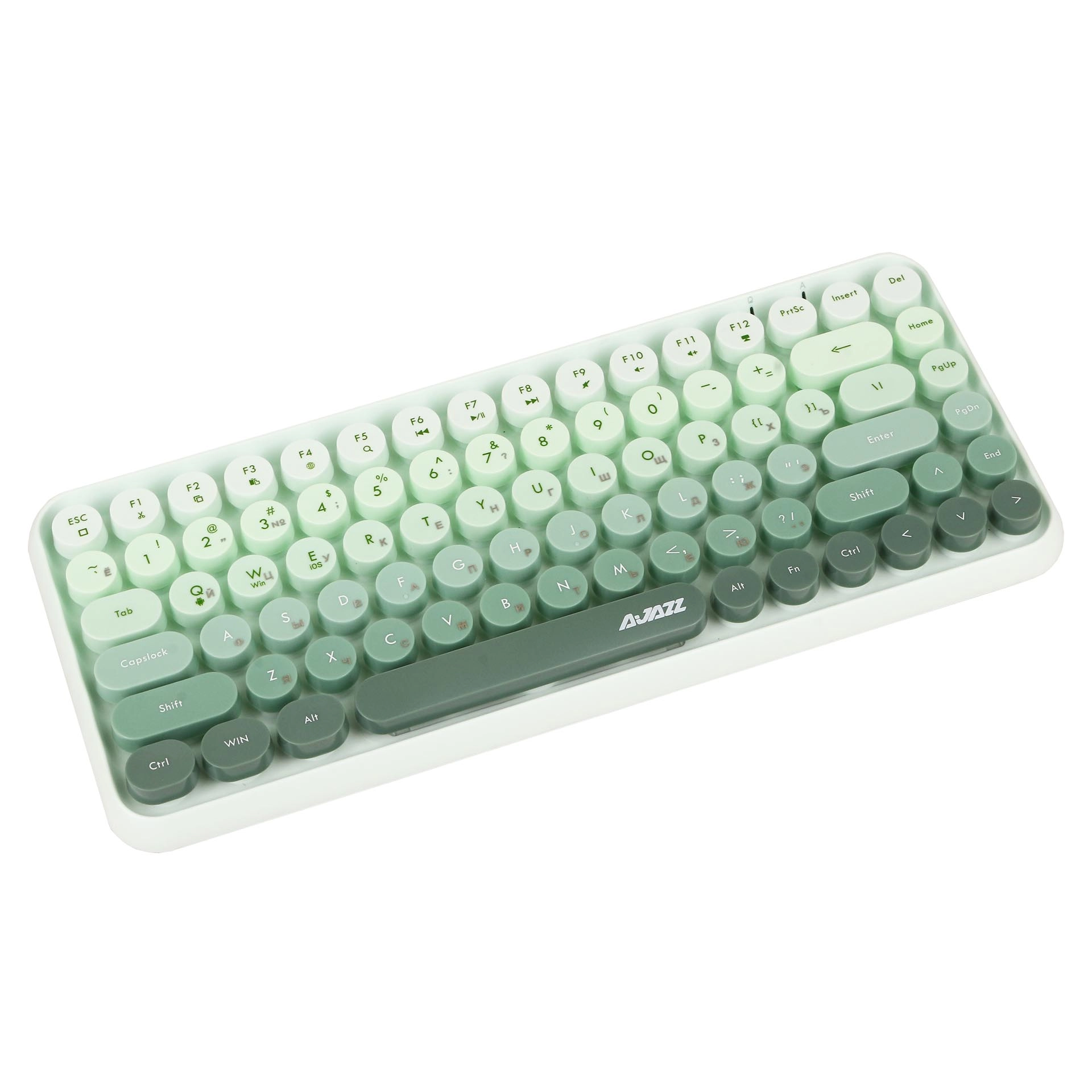 Клавиатура Ajazz 308i Cat, Milk Green, Bluetooth — фото 1