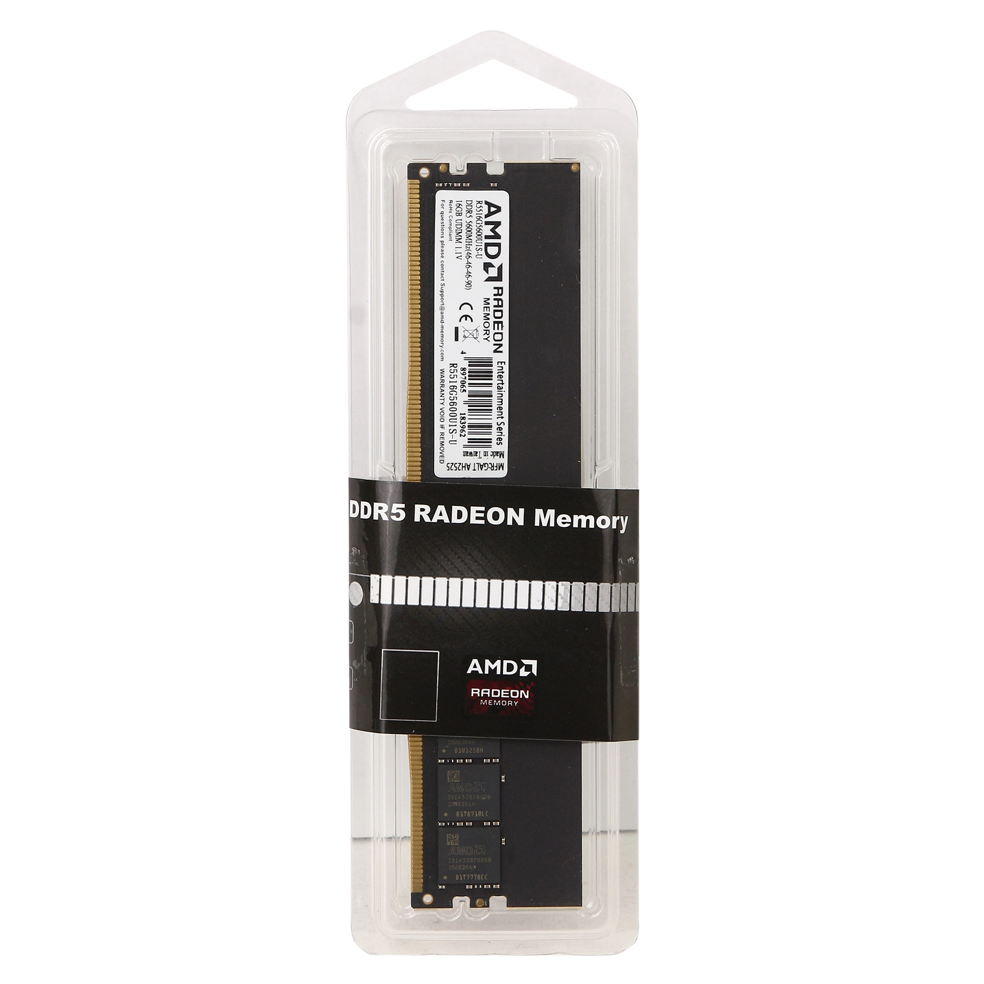 DDR-5 DIMM 16 GB 5600 MHz AMD Radeon R5 Entertainment Series, BOX (R5516G5600U1S-U) — фото 3