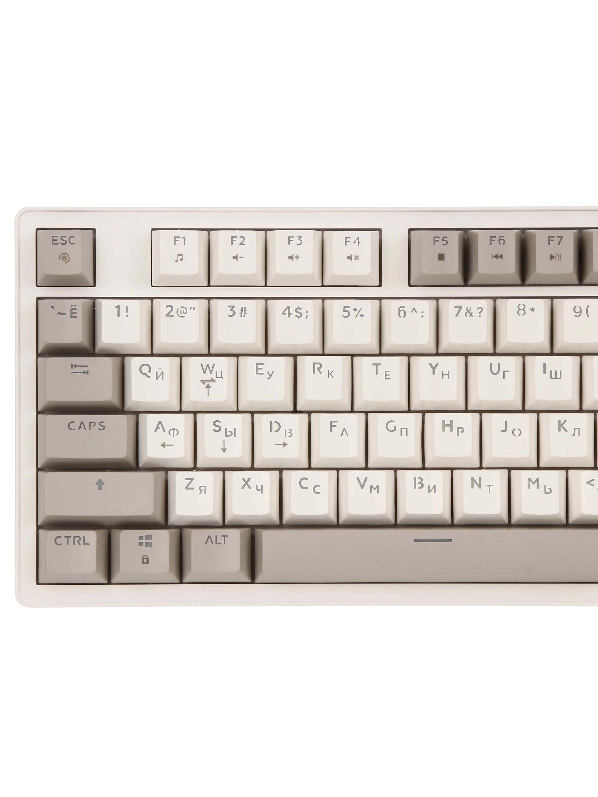 Клавиатура Defender Dasher GK-472, YH red, White-Grey, USB — фото 3