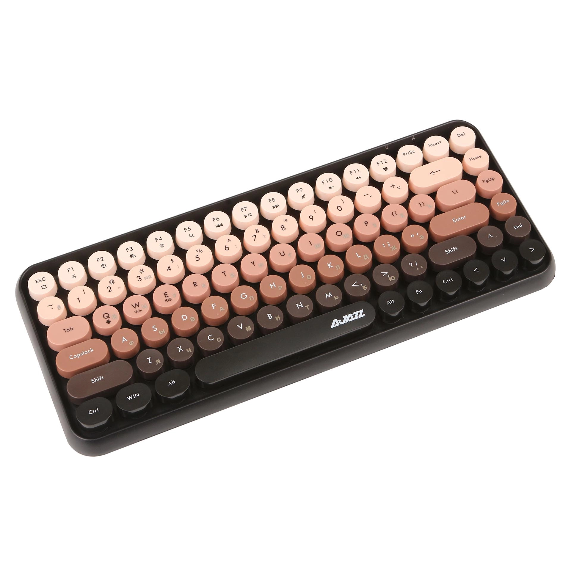 Клавиатура Ajazz 308i Cat, Bean Paste, Bluetooth
