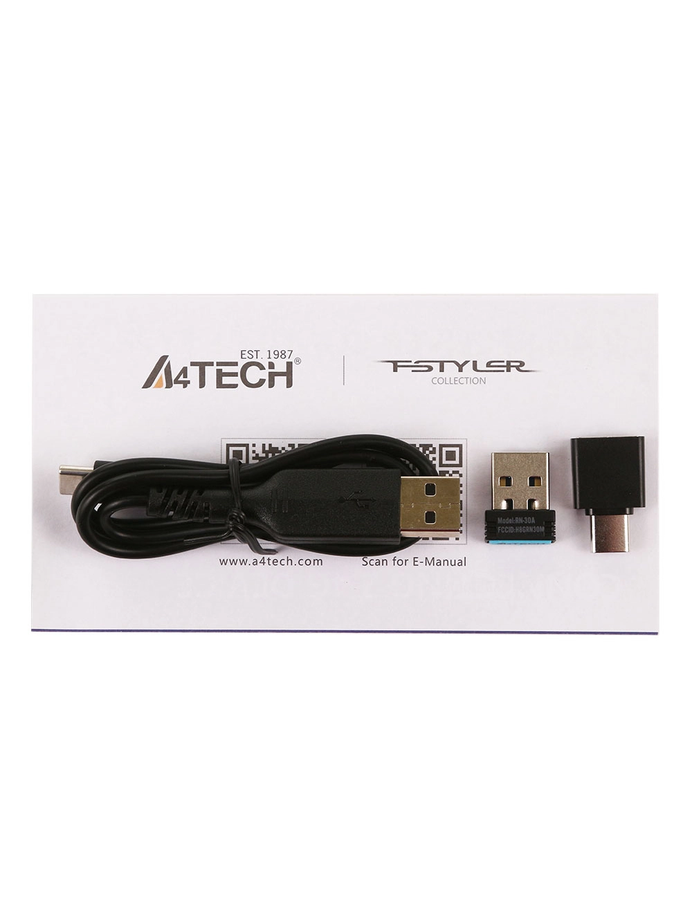 Мышь A4Tech Fstyler FB45CS Air2, Silver White, USB — фото 5