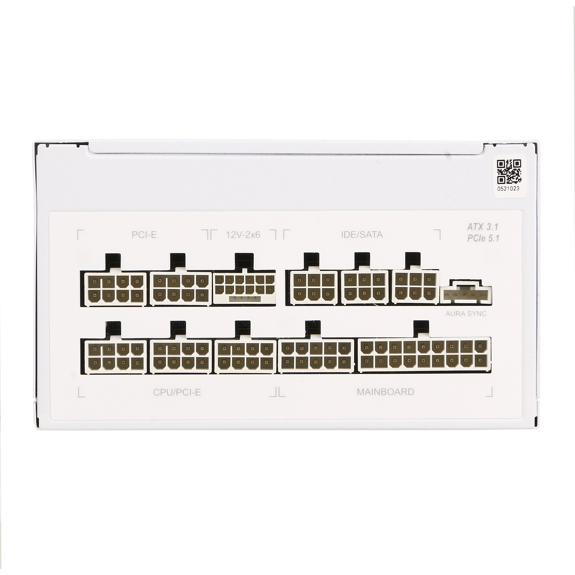 Блок питания ATX 1050 W GameMax RGB PRO 1050G WH — фото 3