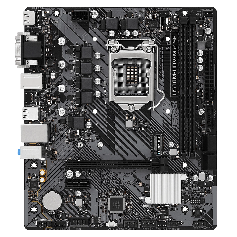 Материнская плата ASRock H510M-HDV/M.2 SE, LGA1200