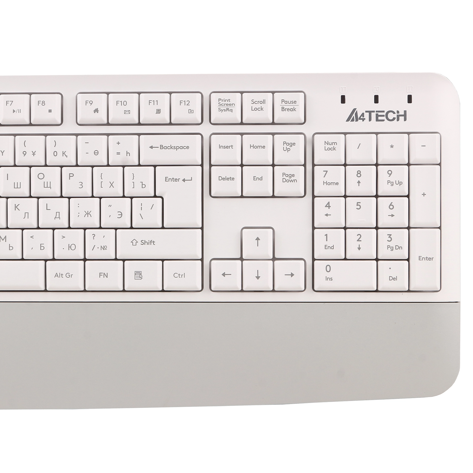 Клавиатура A4Tech Fstyler FG2500S Plus, White, USB + мышь — фото 4