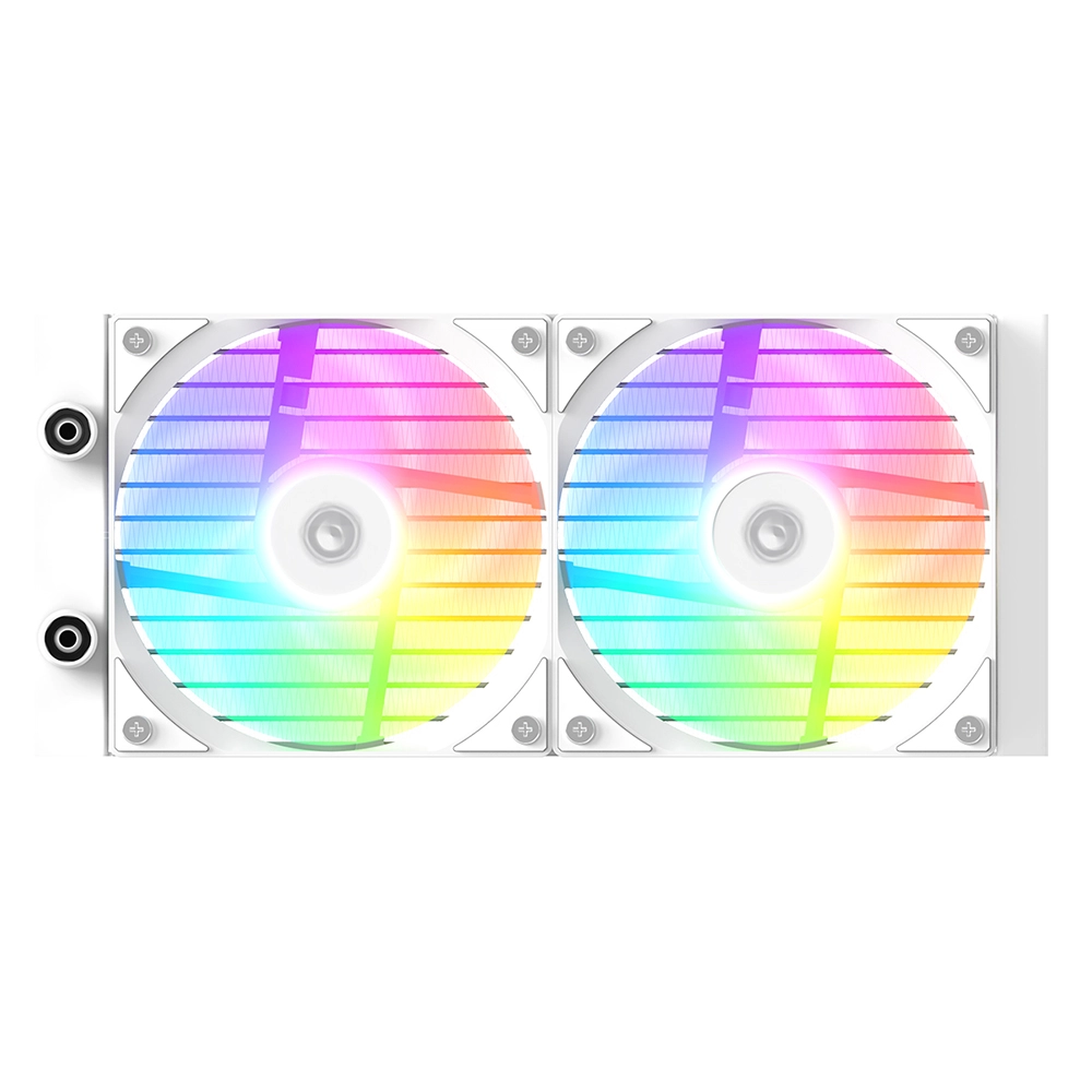 Система водяного охлаждения ID-Cooling FX240 LCD White — фото 3