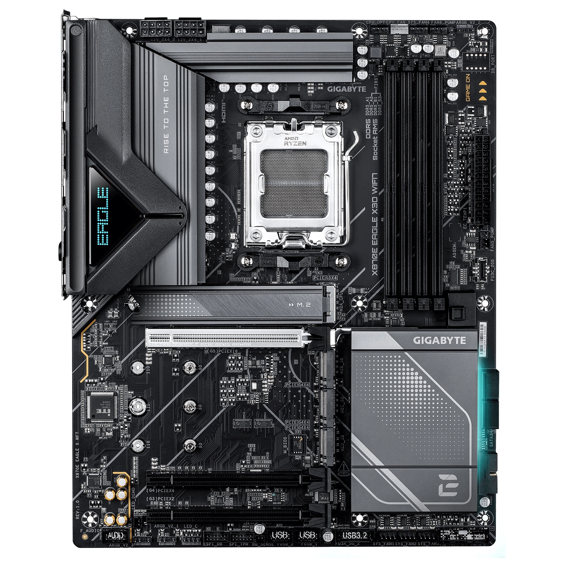 Материнская плата Gigabyte X870E Eagle X3D WiFi7 (REV1.0), AM5 — фото 1