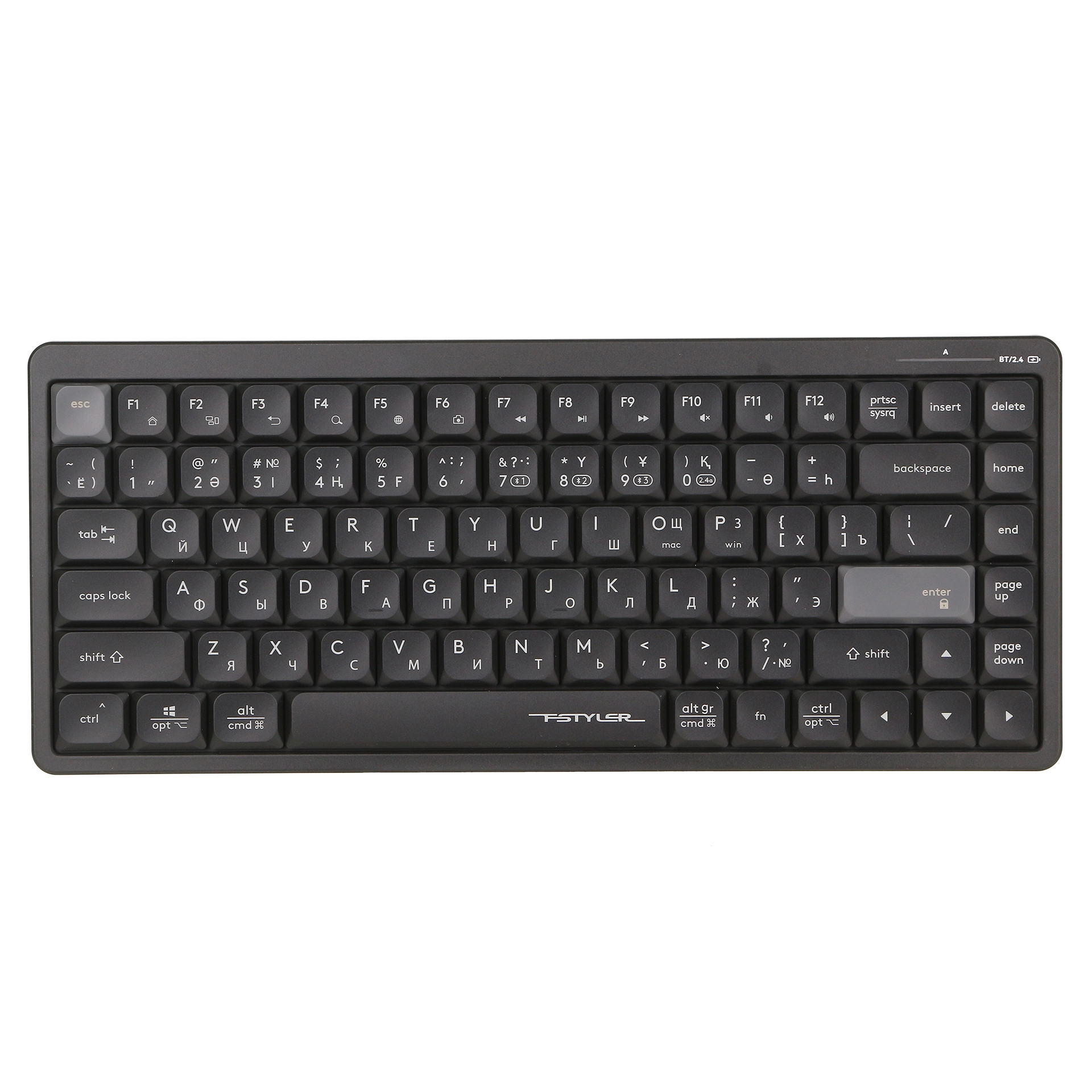 Клавиатура A4Tech Fstyler FBX53C, Black, USB — фото 2