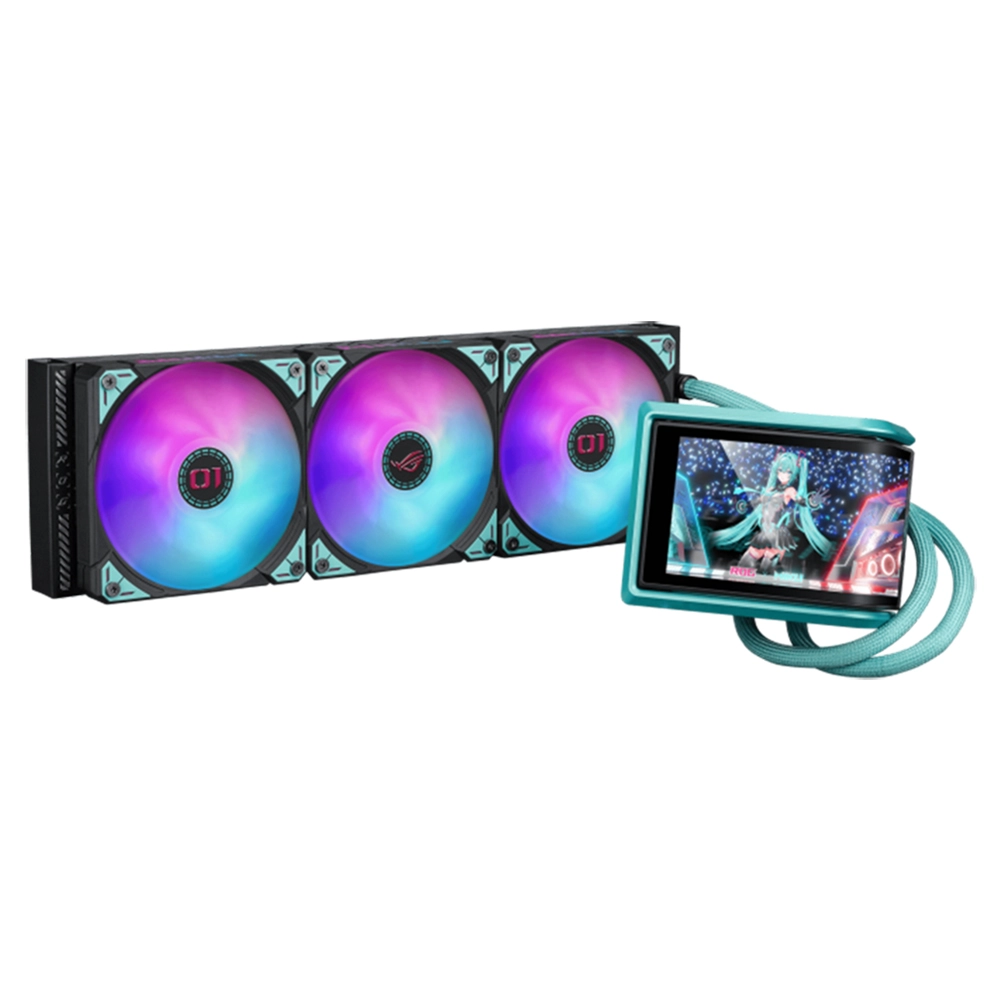 Система водяного охлаждения ASUS ROG RYUO IV 360 ARGB Hatsune Miku Edition, Black