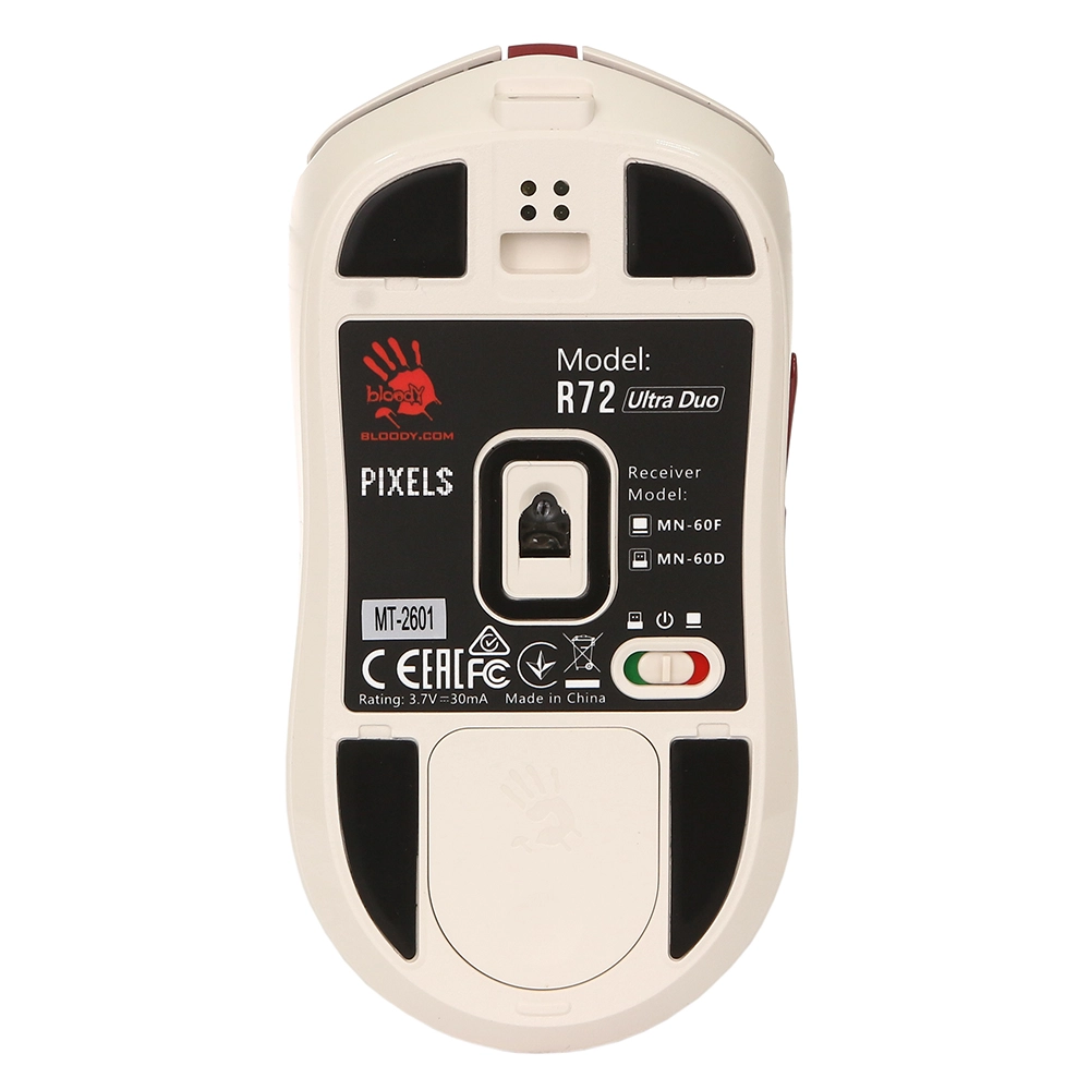 Мышь A4Tech Bloody R72 Ultra Duo Pixels, Red, USB — фото 5