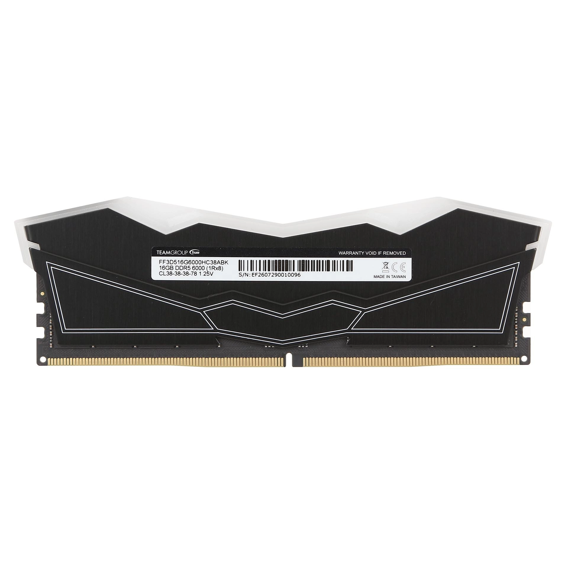 Модуль памяти Team Group T-Force Delta RGB 16Gb DDR5 6000MHz, CL38, 1.25V, FF3D516G6000HC38A01, RTL — фото 3