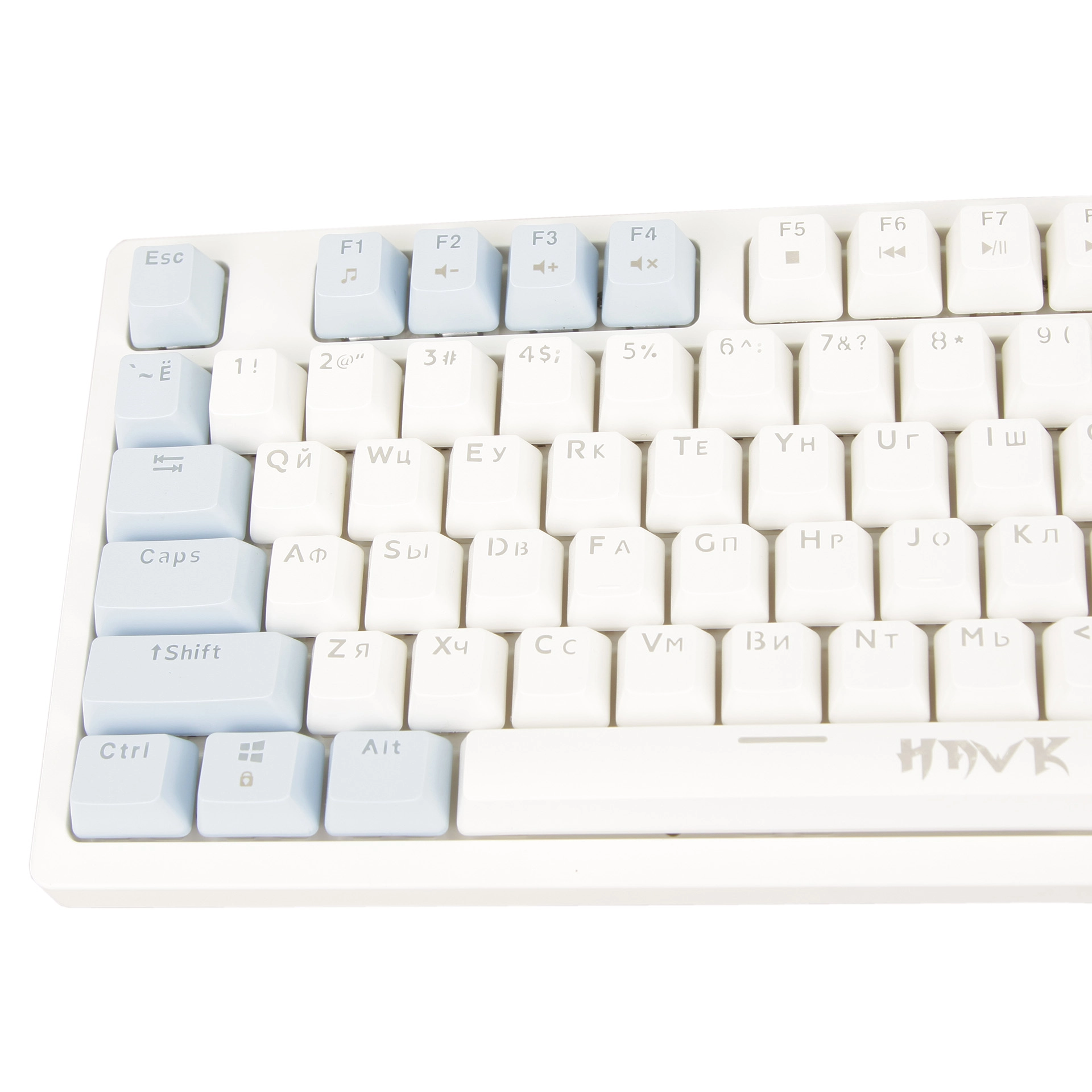 Клавиатура Defender Hawk GK-418, OUTEMU Red, White-Blue, USB — фото 3