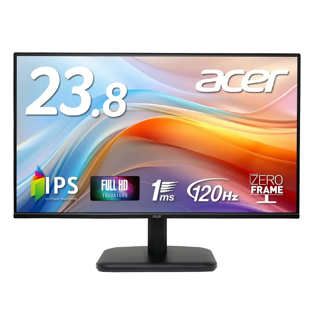 Монитор 23.8" Acer EK241YGbmix, Black — фото 2