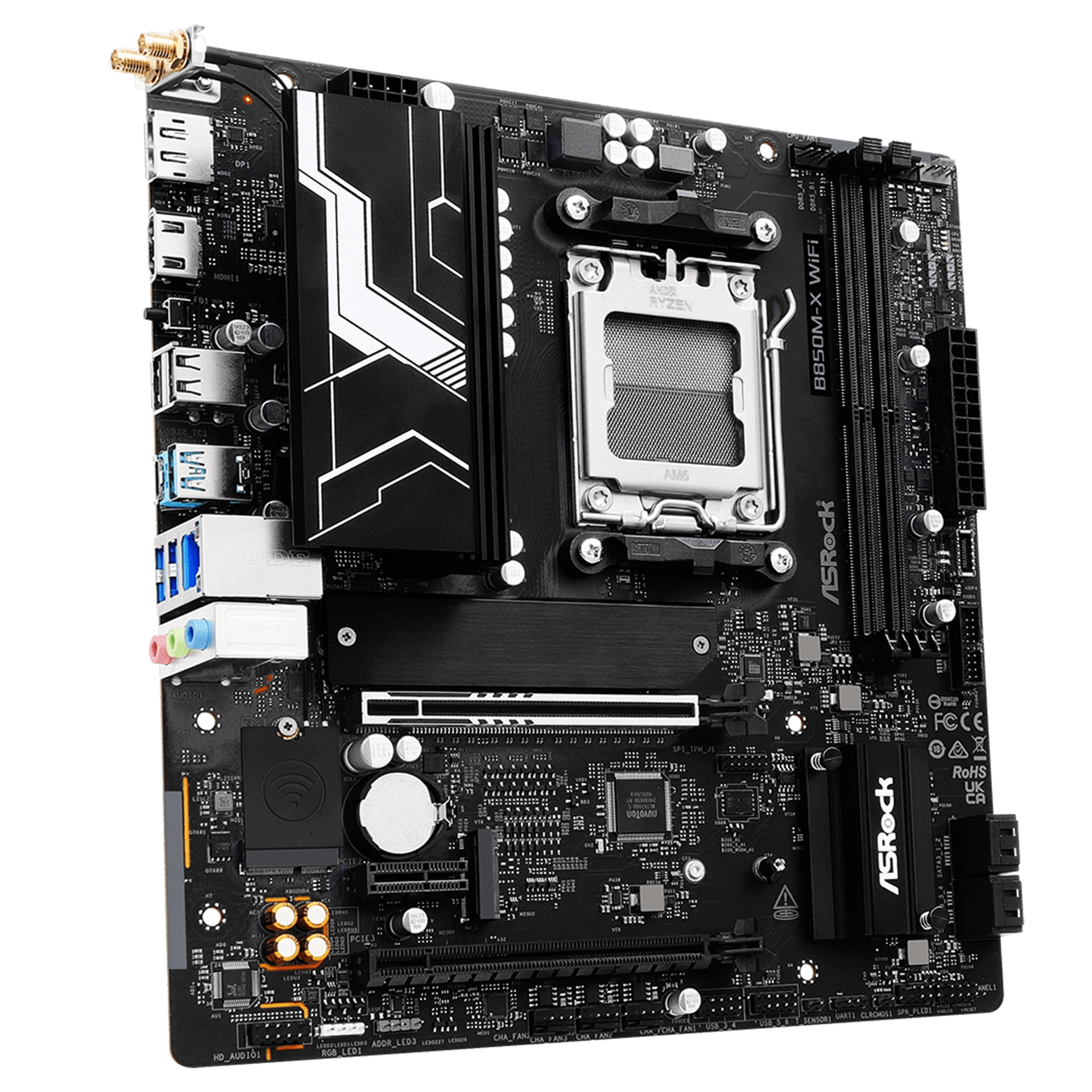 Материнская плата ASRock B850M-X WiFi R2.0, AM5 — фото 2