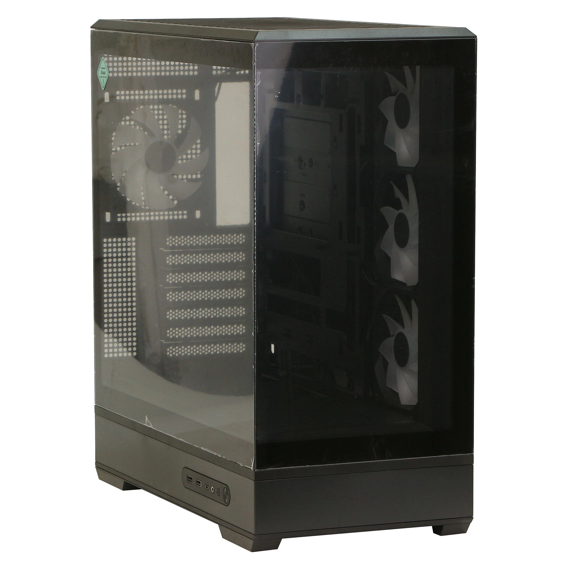 Корпус AeroCool P500B Digi, Black