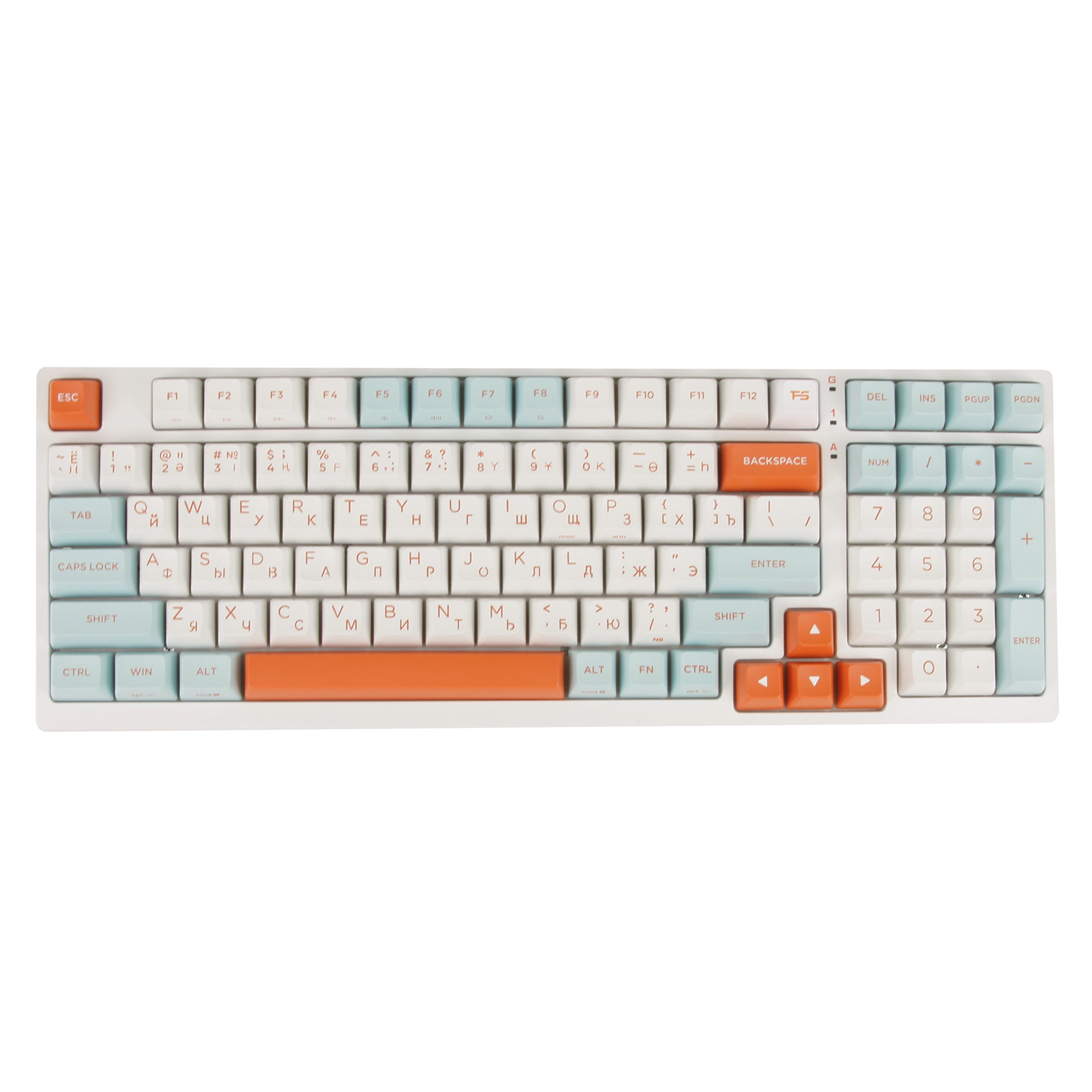 Клавиатура A4Tech Fstyler FS300, Panda Snorkeling, USB — фото 2