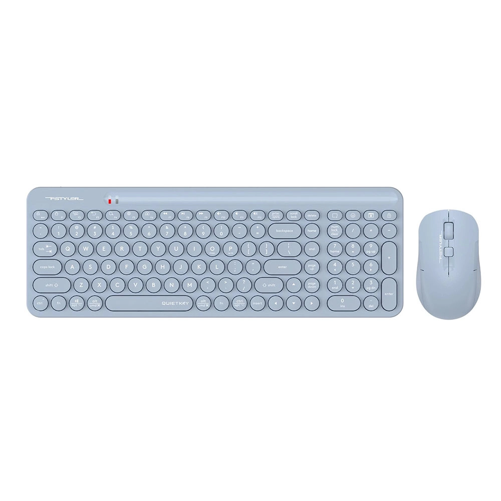 Клавиатура A4Tech Fstyler FG3300 Air Blue, USB + мышь — фото 3