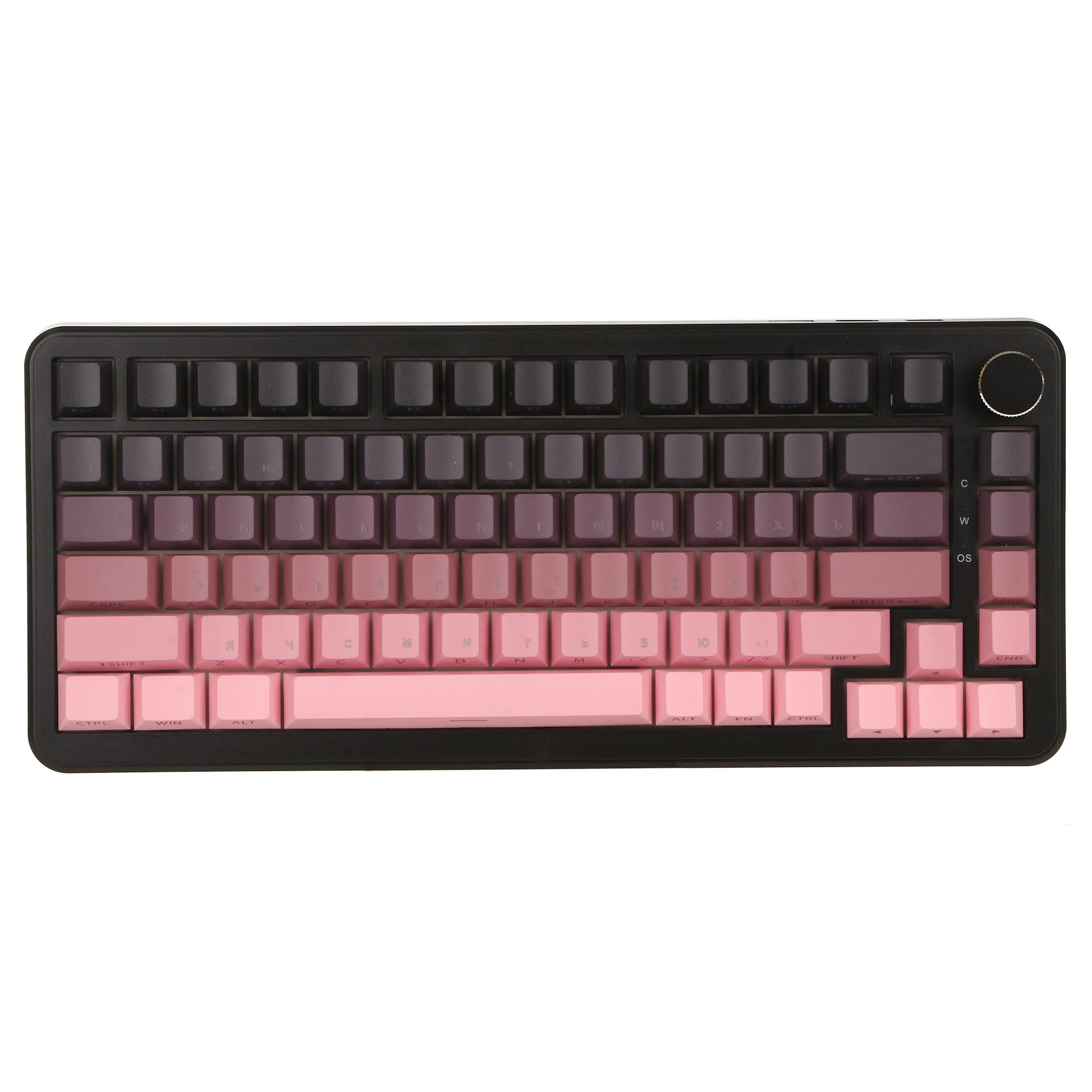 Клавиатура Ajazz AK820 Max, Magnetic Switch, Pink, USB — фото 2