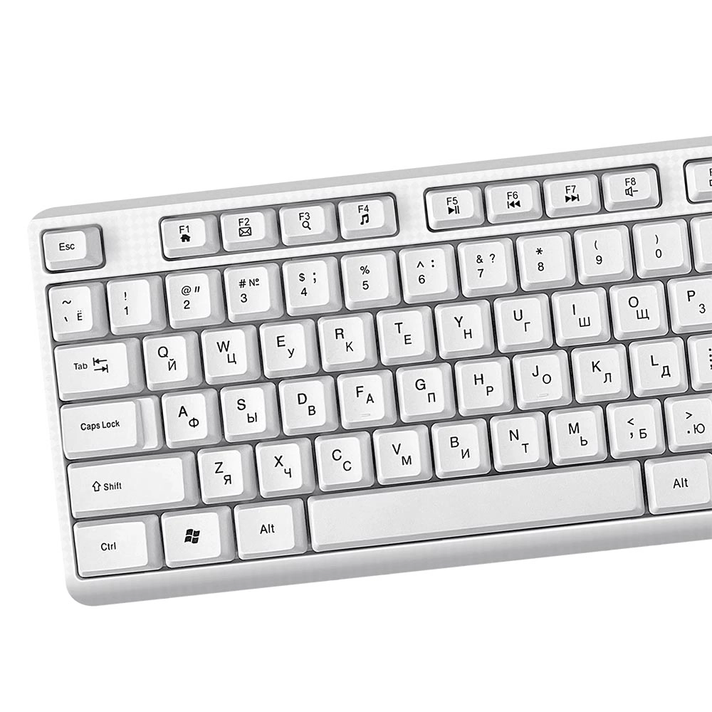 Клавиатура Defender Motion C-977, White, USB + мышь — фото 3
