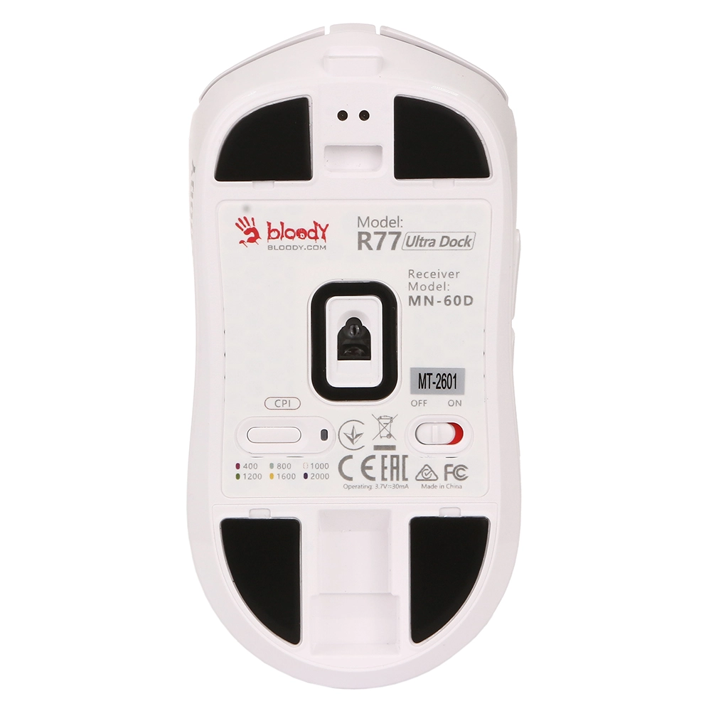 Мышь A4Tech Bloody R77 Ultra Dock, White, USB — фото 5