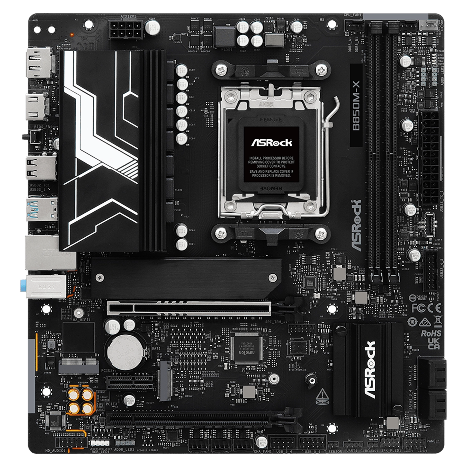 Материнская плата ASRock B850M-X R2.0, AM5