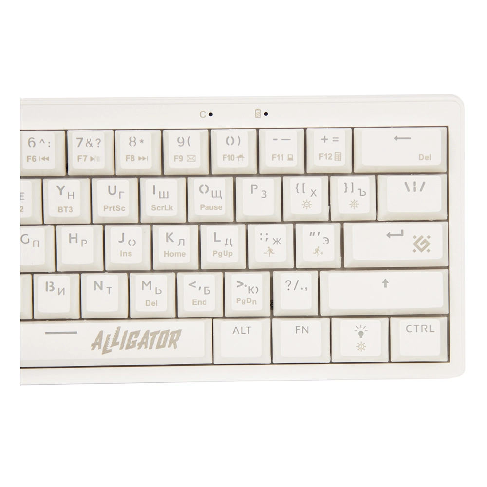 Клавиатура Defender Alligator GK-315, White, USB — фото 4