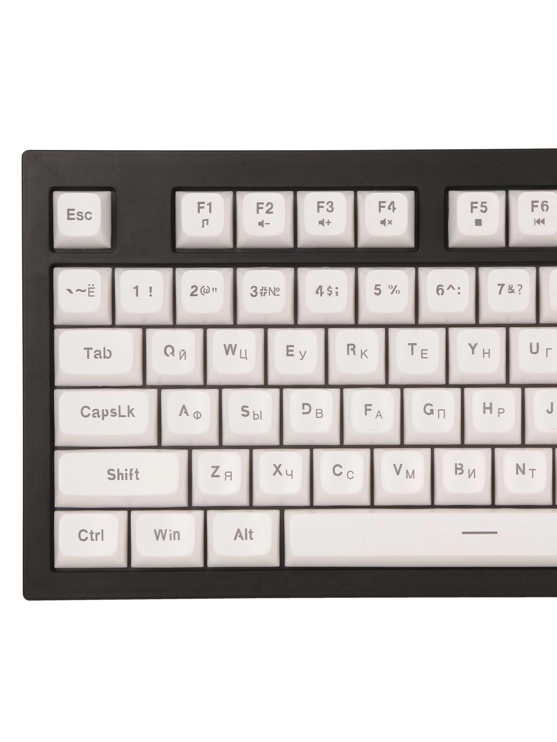 Клавиатура Defender Harpie GK-401, Black-White, USB — фото 3