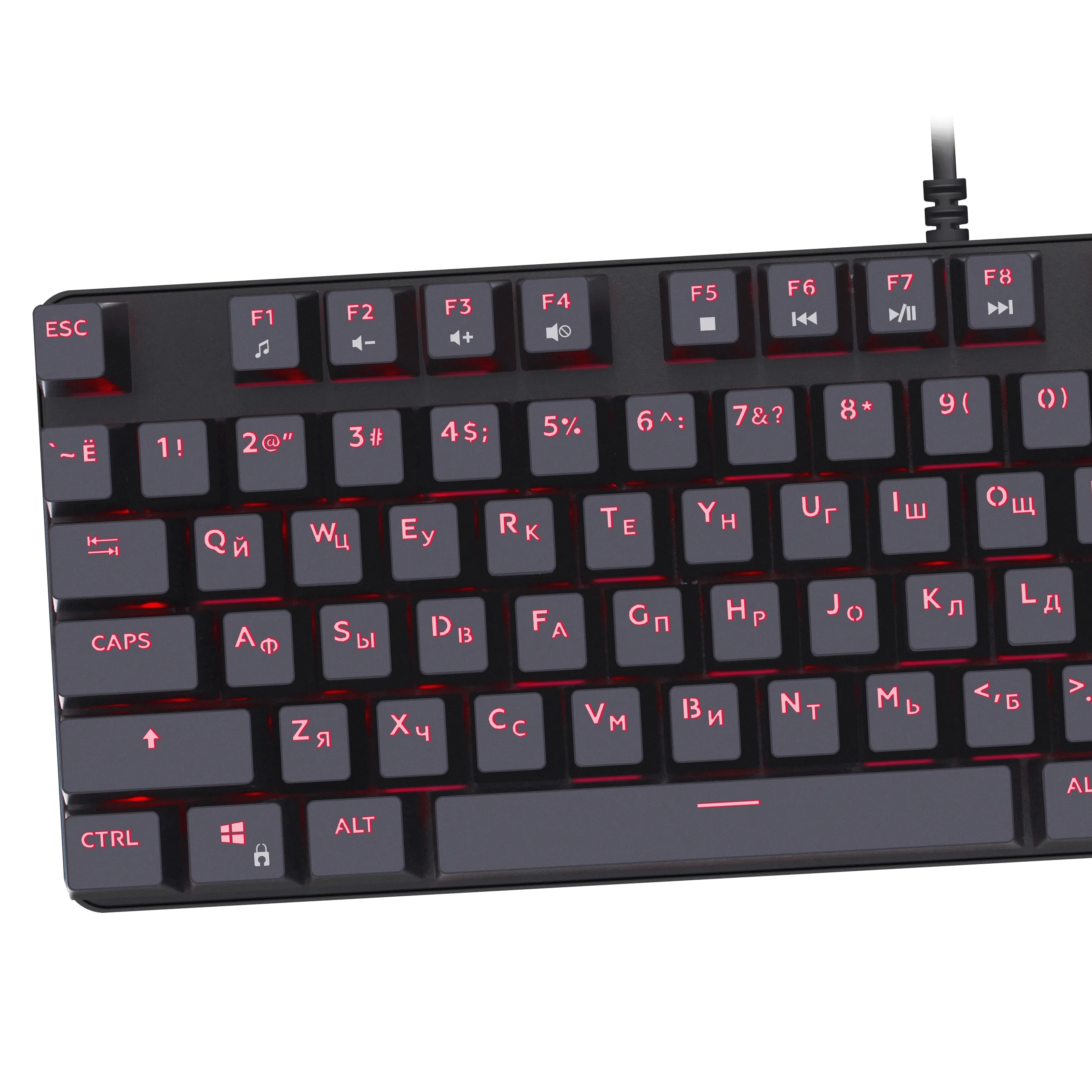 Клавиатура игровая механическая Defender Mechanoid GK-581 RU черный — фото 3