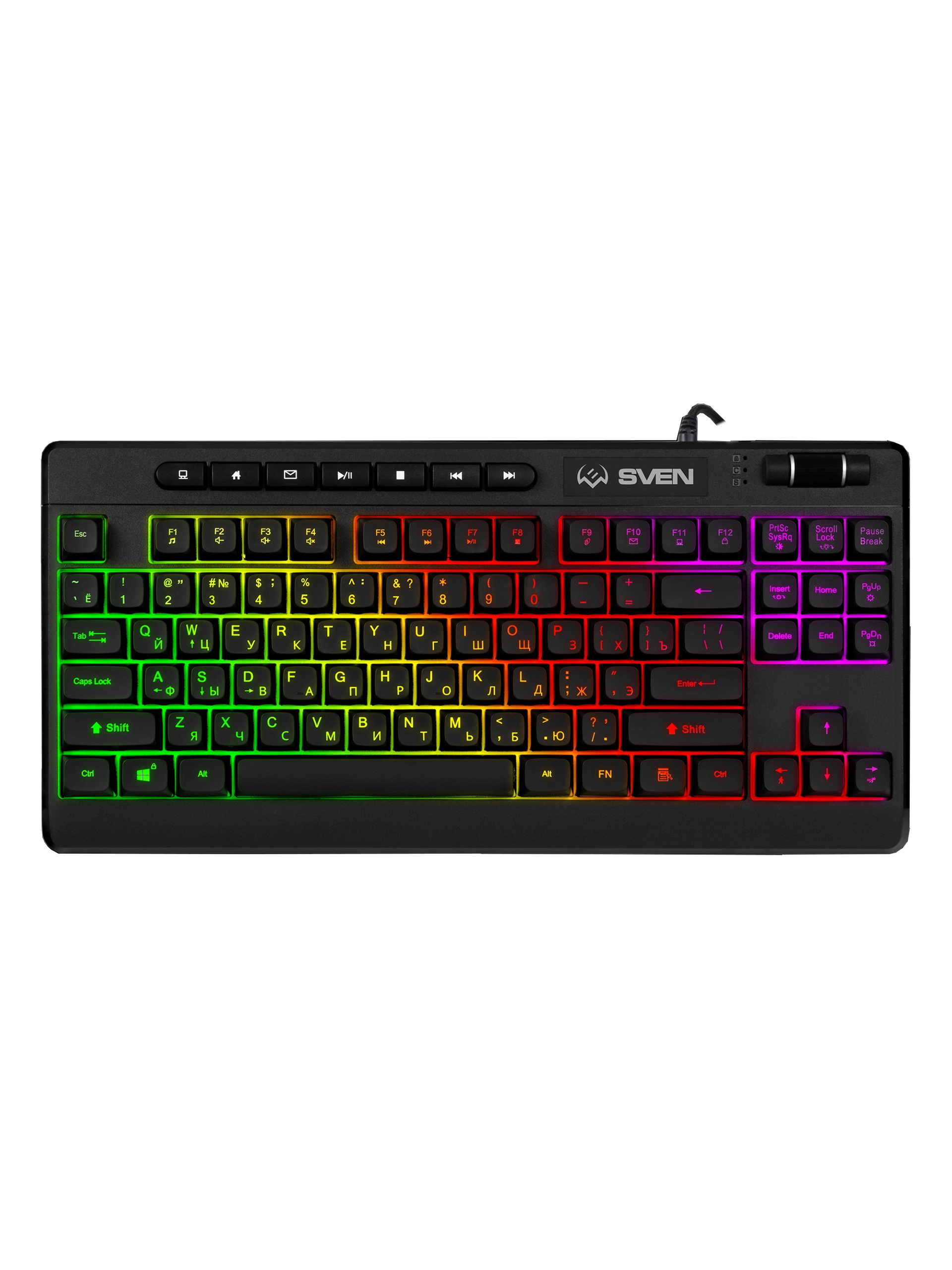 Клавиатура Sven KB-G8200, Black, USB — фото 2