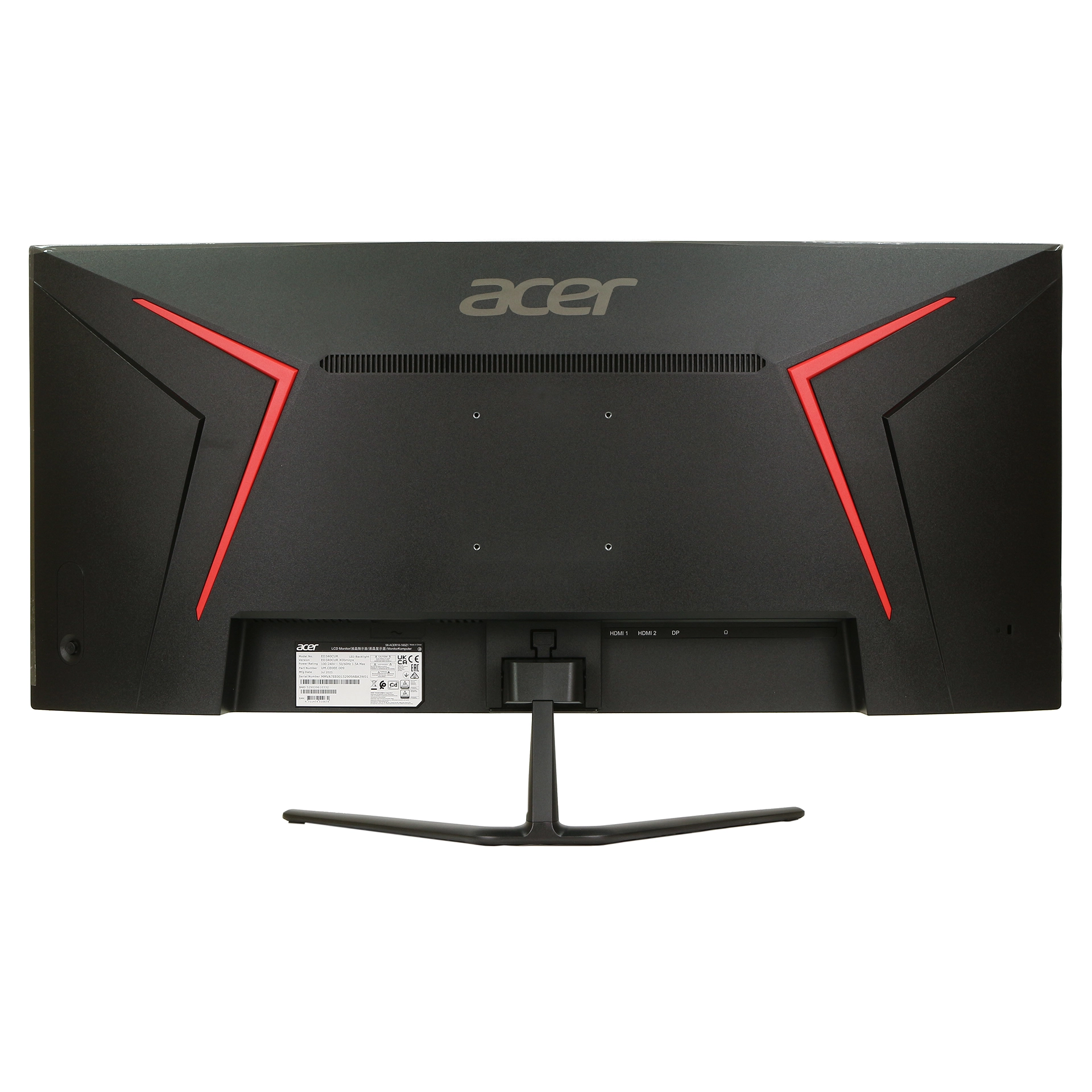 Монитор 34" Acer Nitro ED340CURX0bmiipx, Black — фото 4