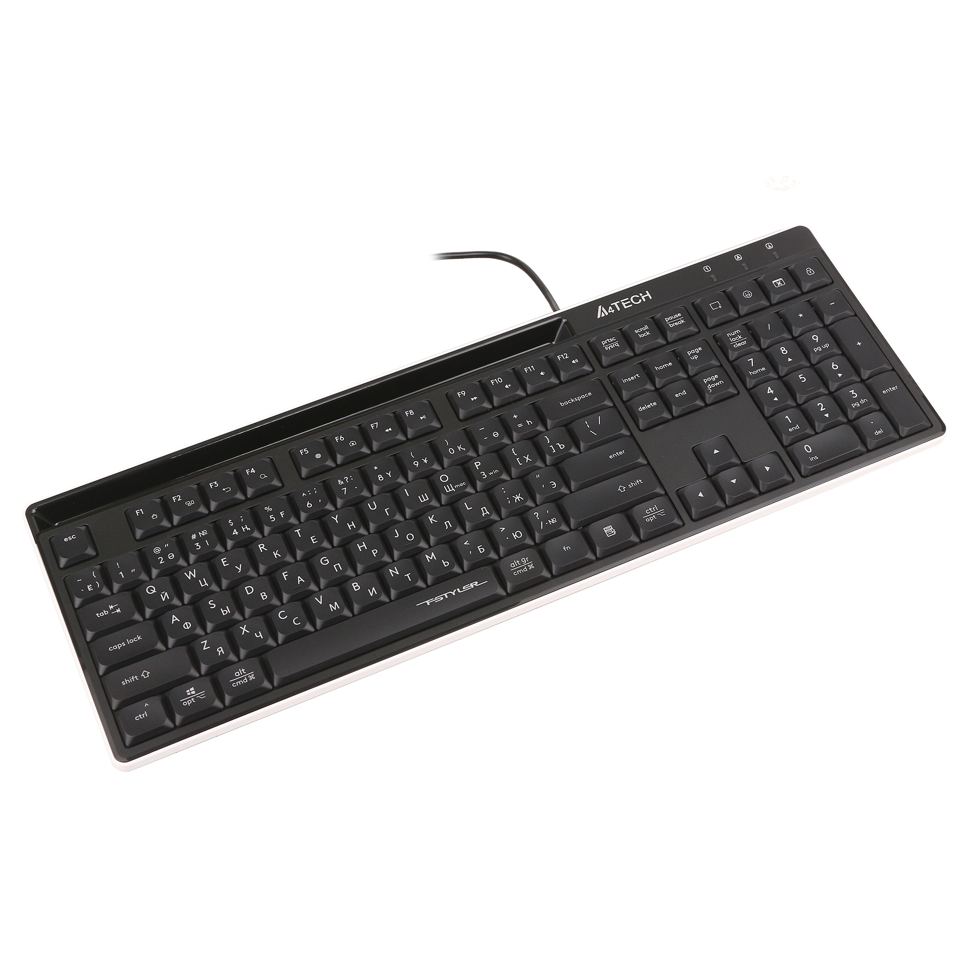 Клавиатура A4Tech Fstyler FX72, Black, USB