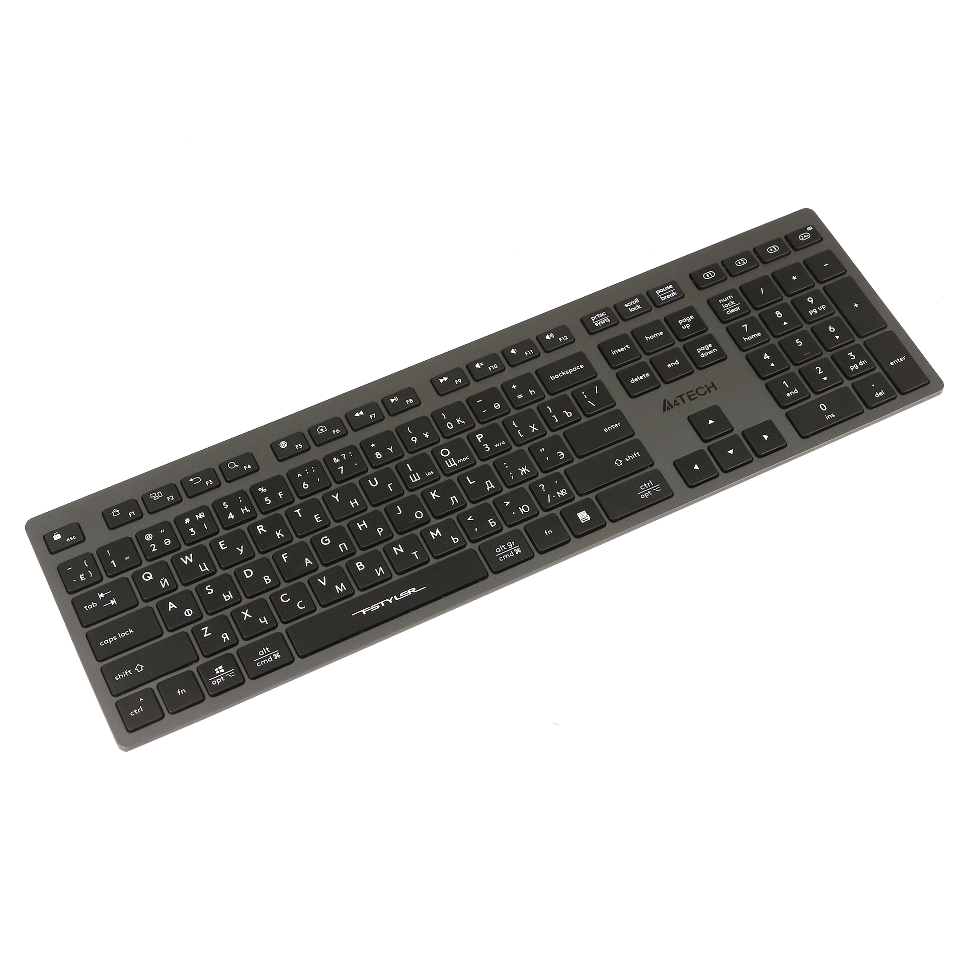 Клавиатура A4Tech Fstyler FBX50C, Grey, USB
