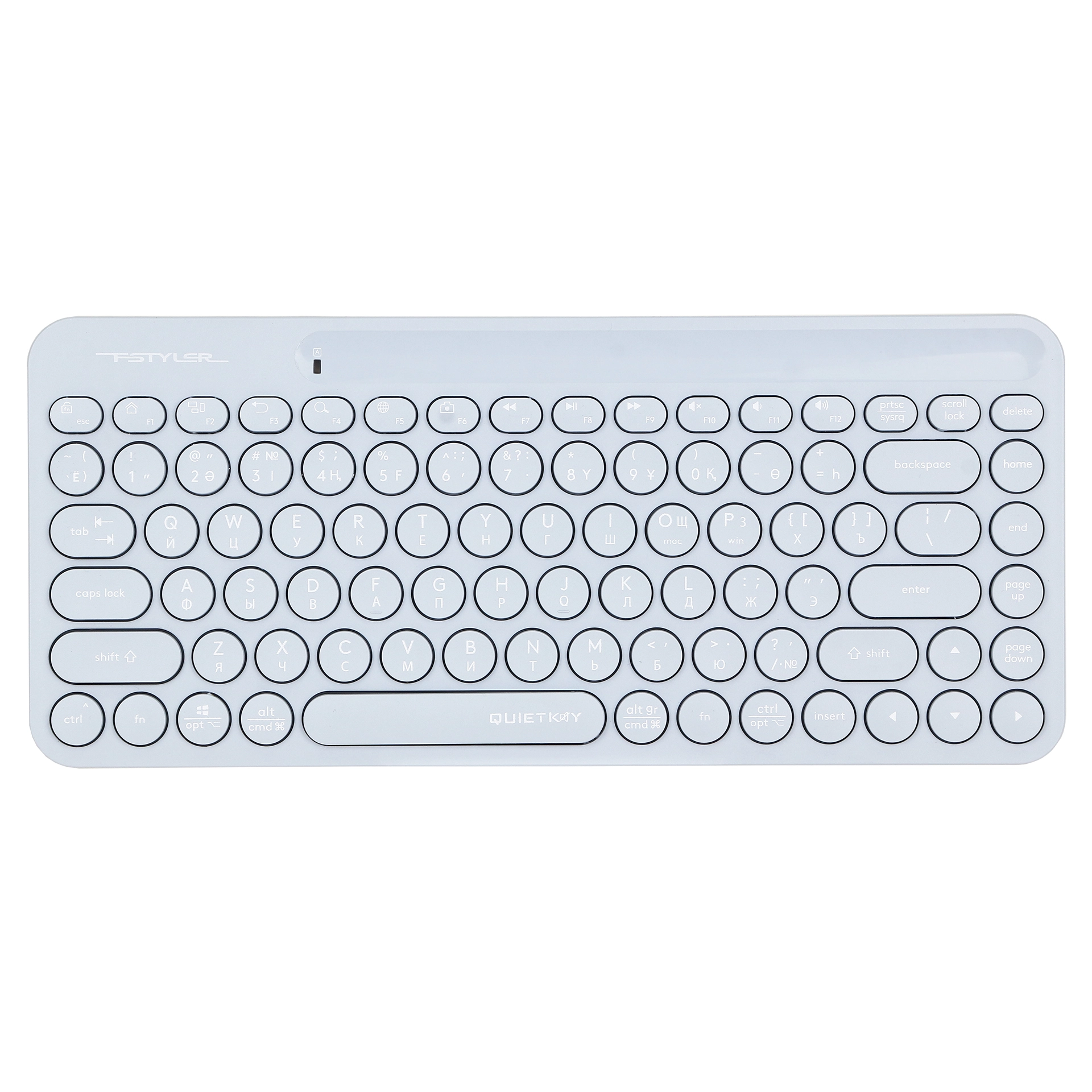 Клавиатура A4Tech Fstyler FG3200 Air2, Blue, USB + мышь — фото 2