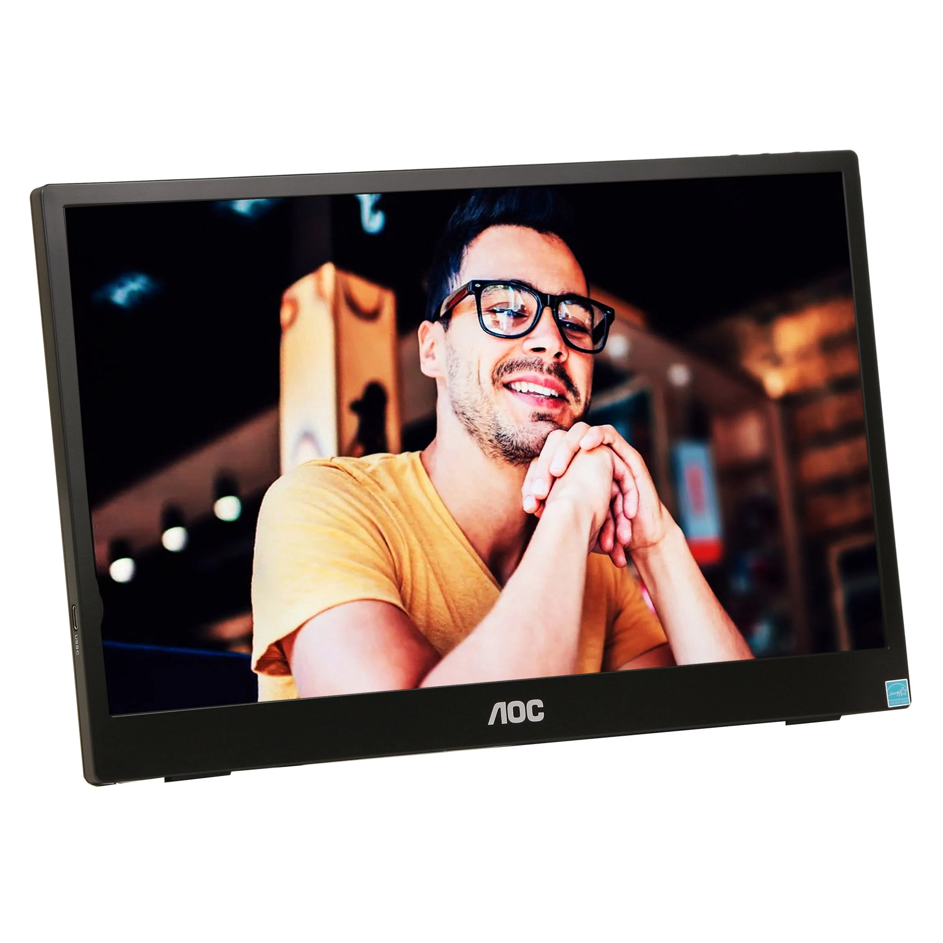 Монитор 15.6" AOC 16T3EA, Black
