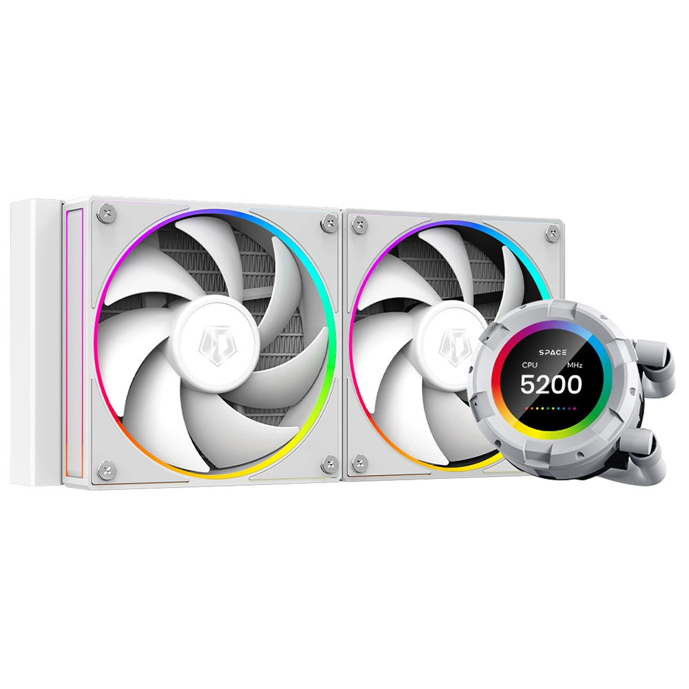 Система водяного охлаждения ID-Cooling SL240 White — фото 1