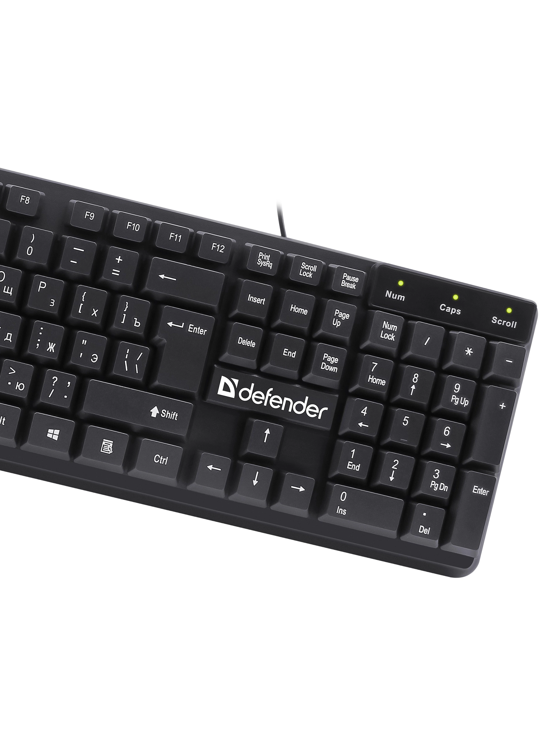 Клавиатура Defender Symbol HB-559, Black, USB — фото 4