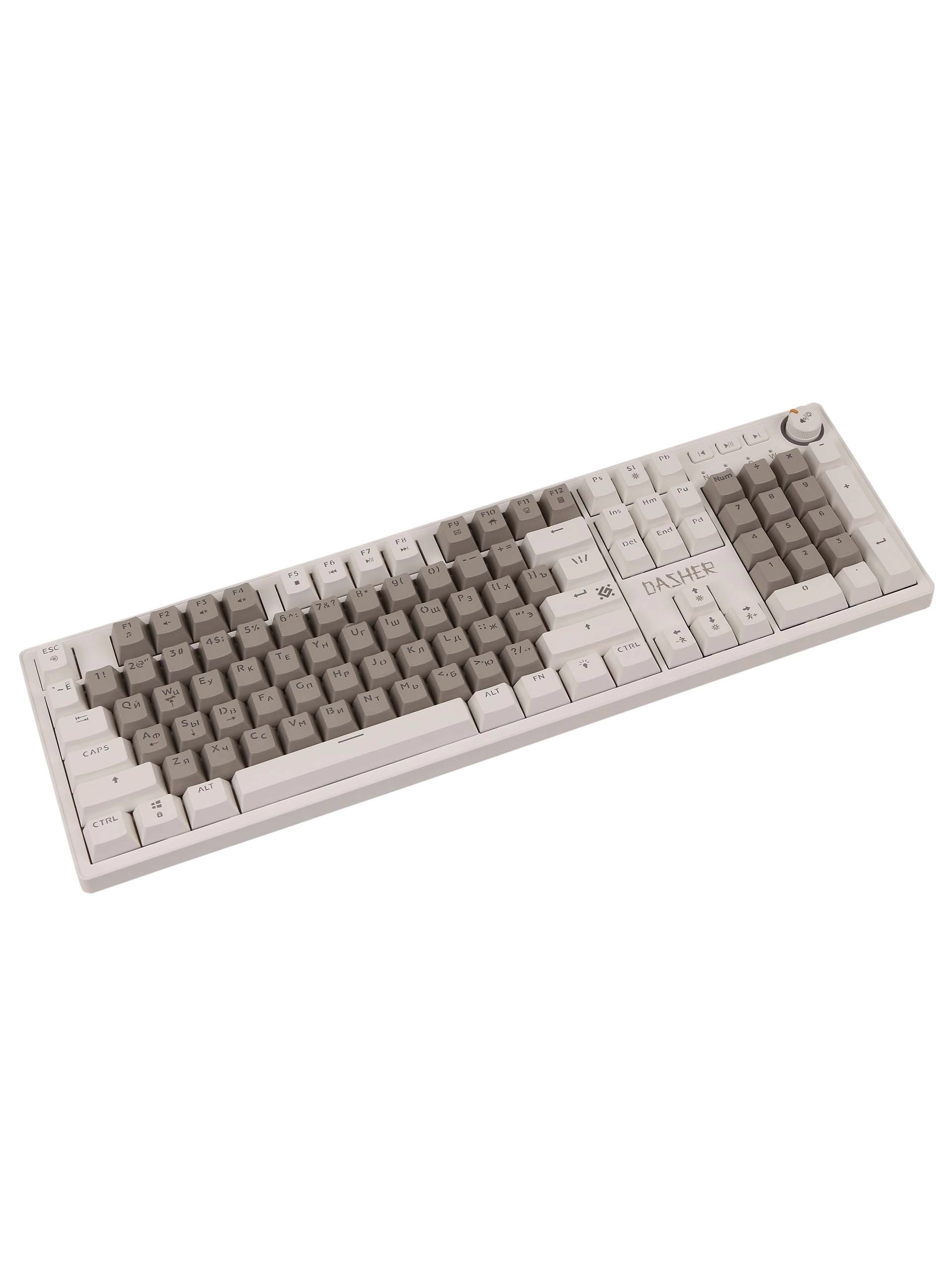 Клавиатура Defender Dasher GK-472, YH red, Grey-White, USB
