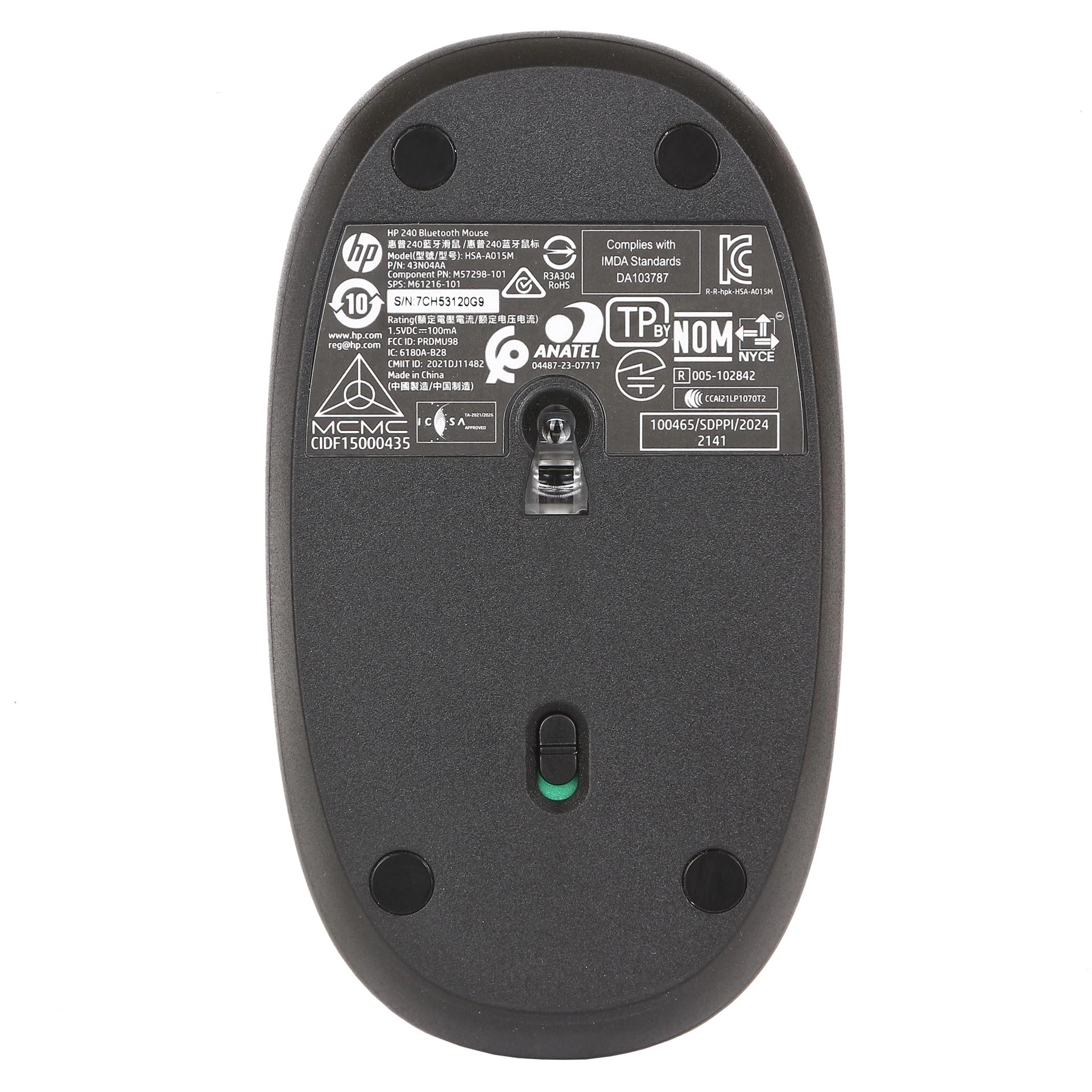 Мышь HP 240, Silver, Bluetooth — фото 4