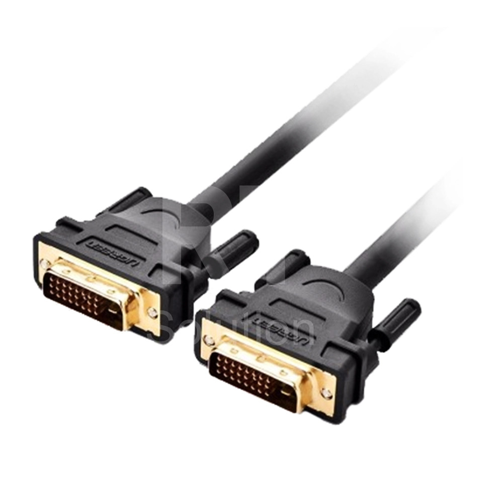 Кабель Ugreen DV101, DVI (24+1) m/m, 3m, OEM, Black